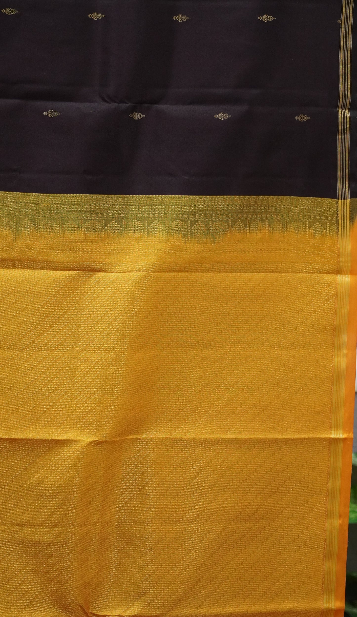 Pure Kanjivaram Silk Saree - Brown