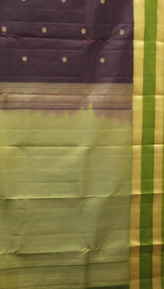 Pure Kanjivaram Silk Saree - Wine