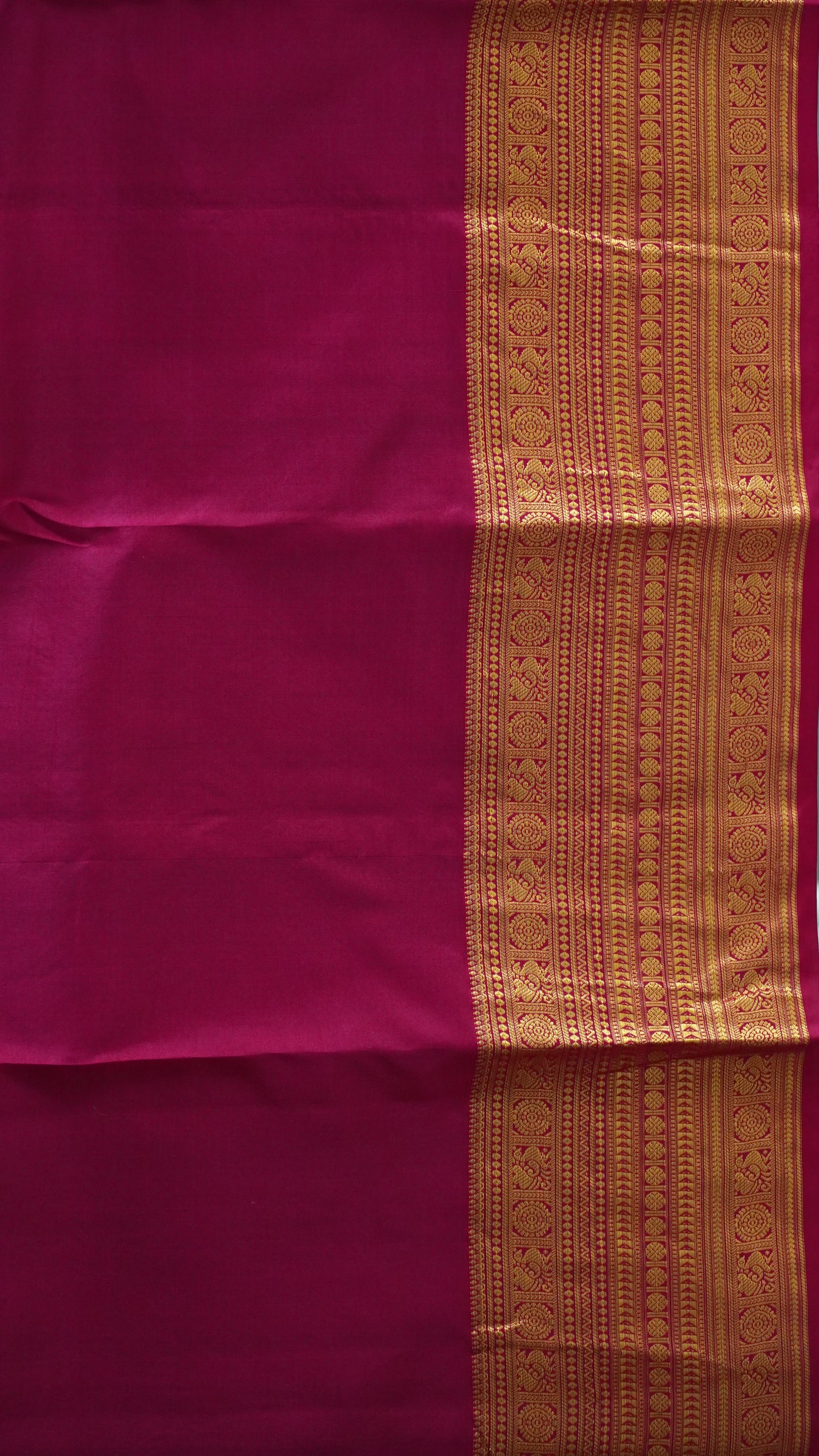 Pure Kanjivaram Silk Saree - Bottle Green