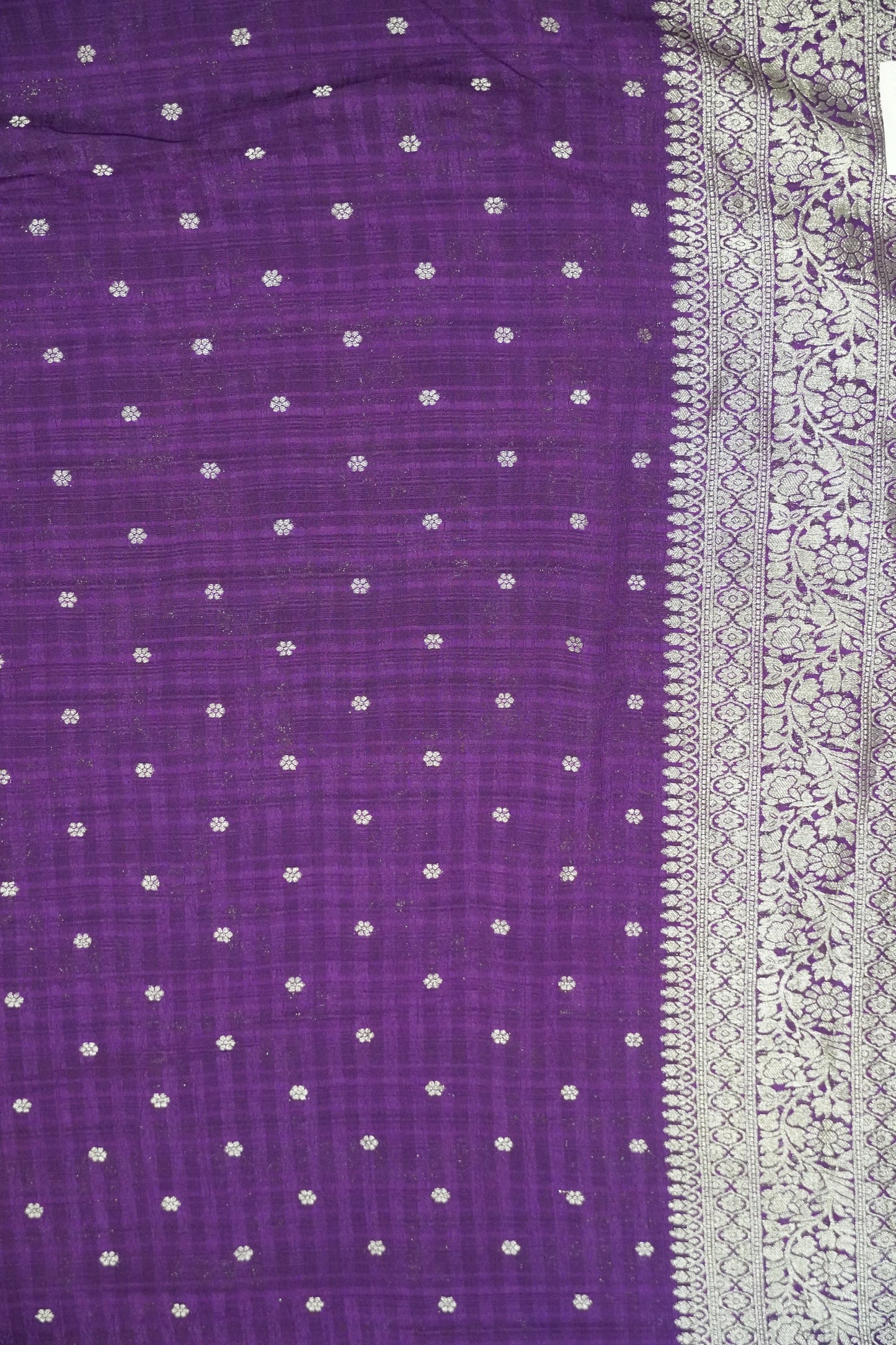 Banarasi Georgette Saree - Purple