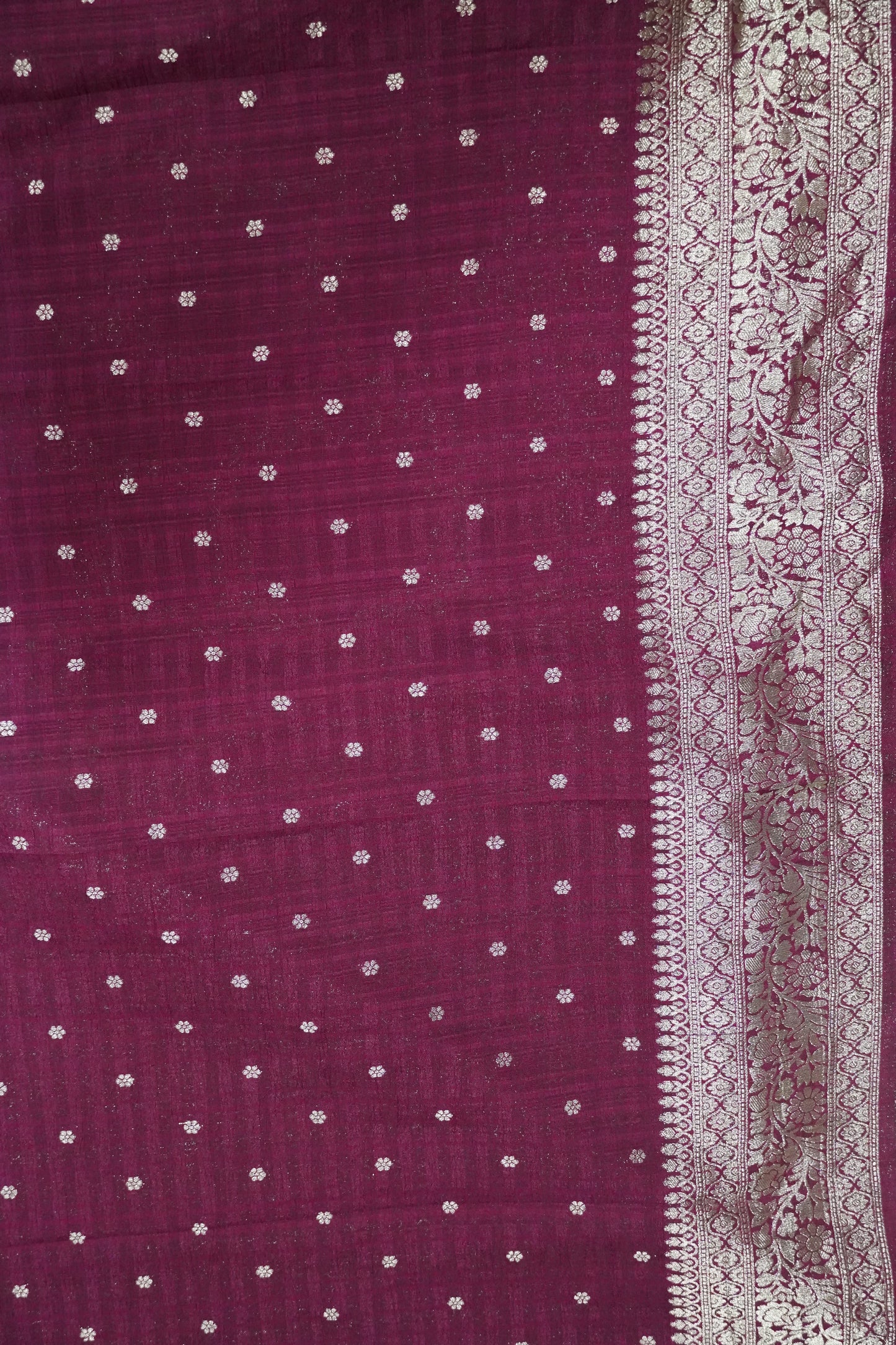Banarasi Georgette Saree - Wine