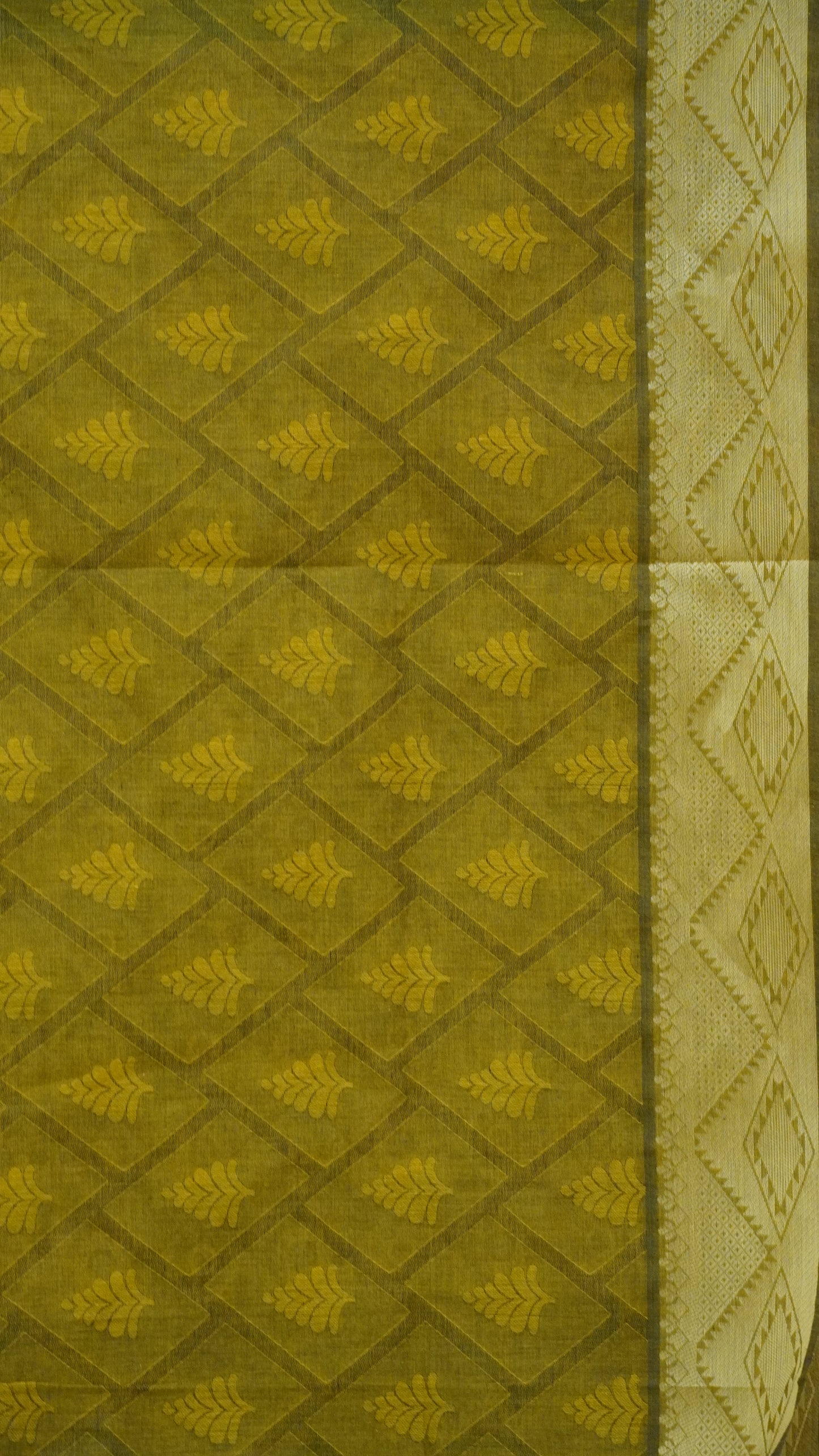 Kota Cotton Saree - Green