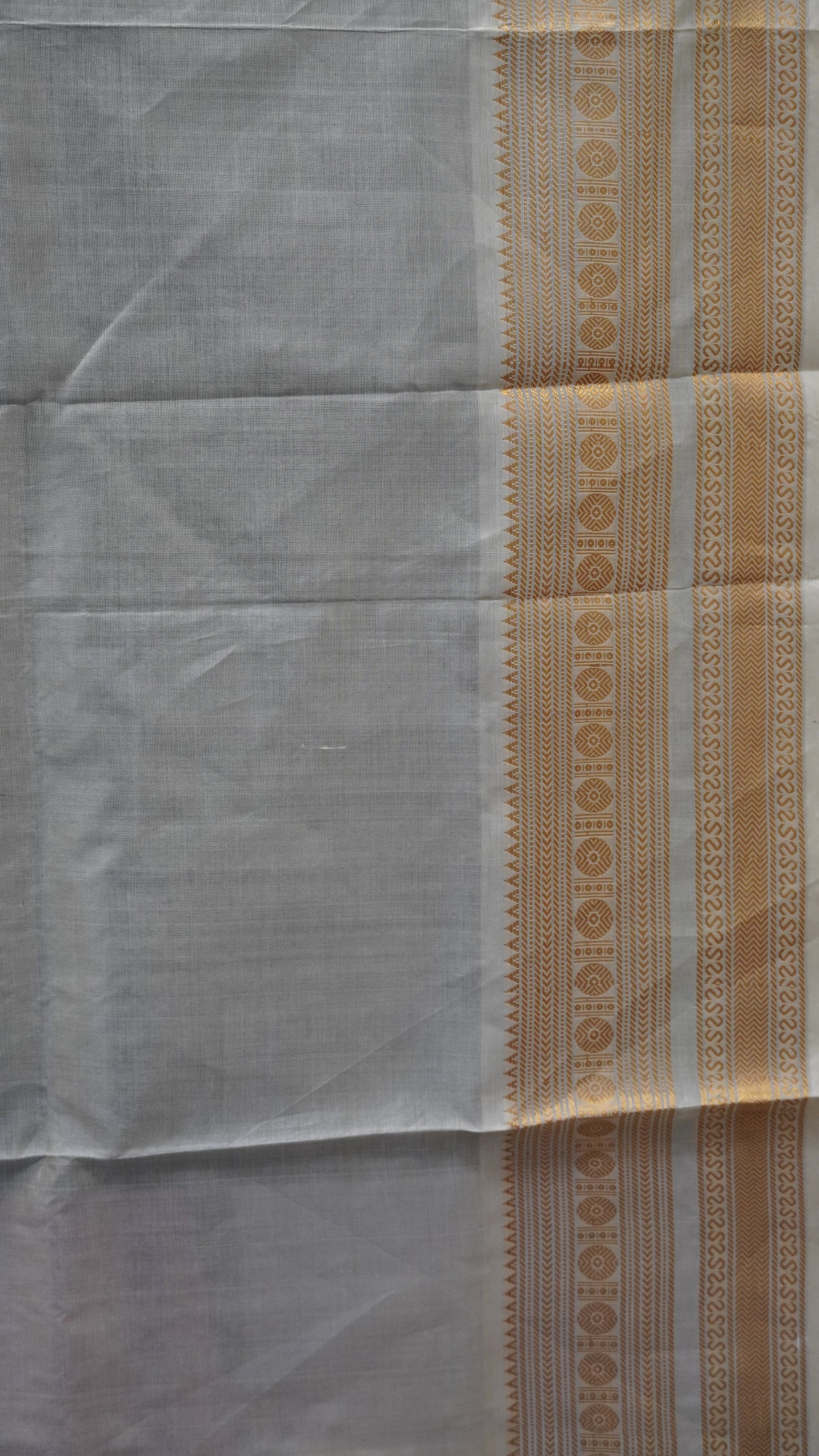 Pure Silk Cotton Saree-Brown