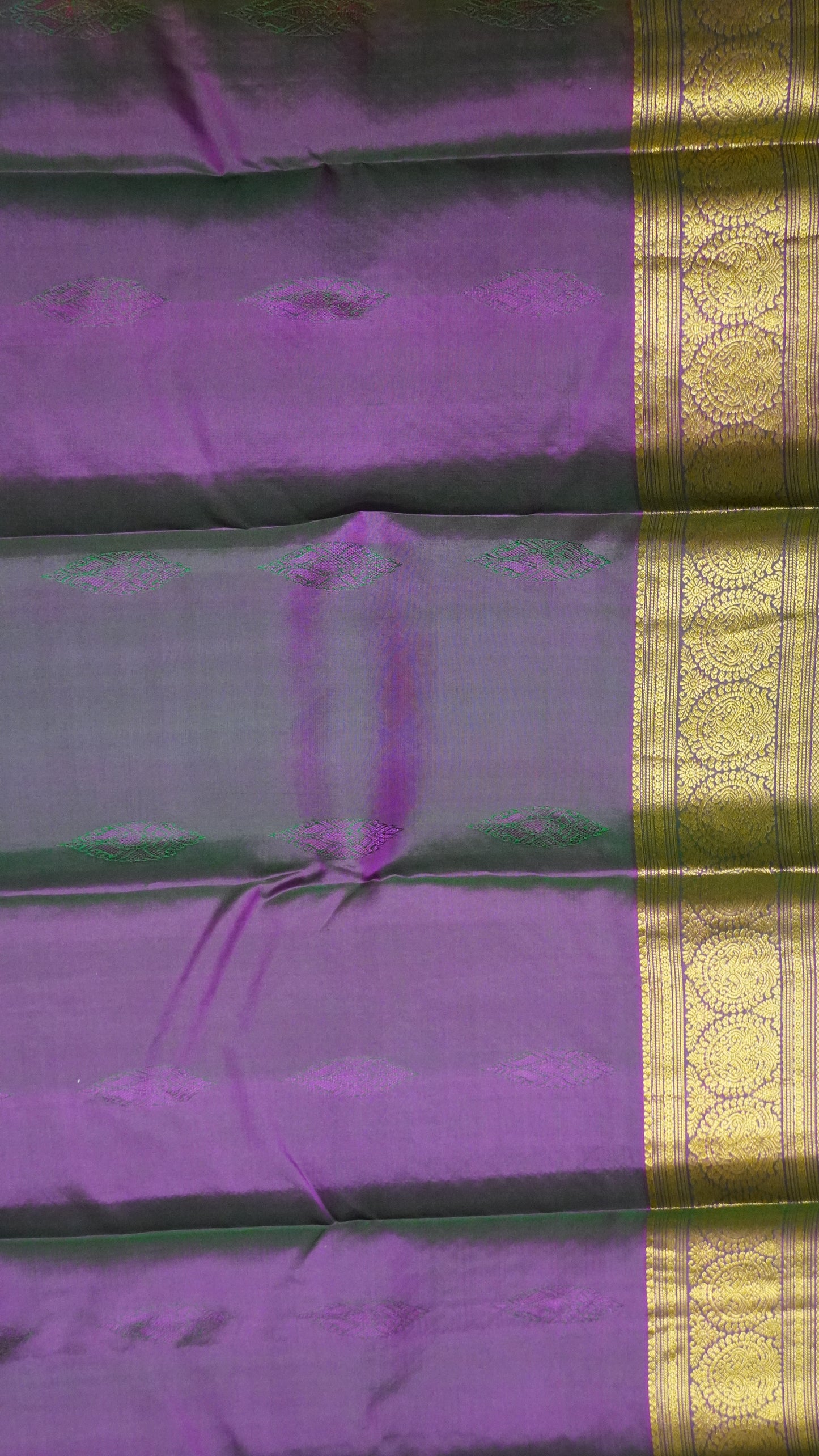 Pure Kanjivaram Silk Saree -Mehandhi Green