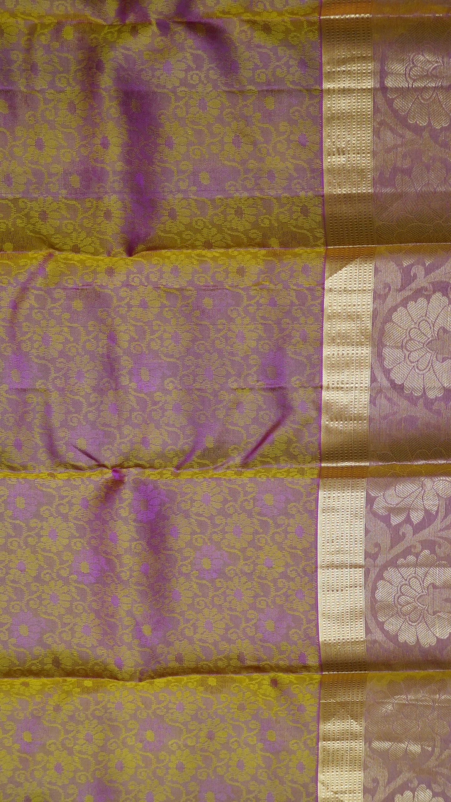 Pure Kanjivaram Silk Saree -Mango Yellow