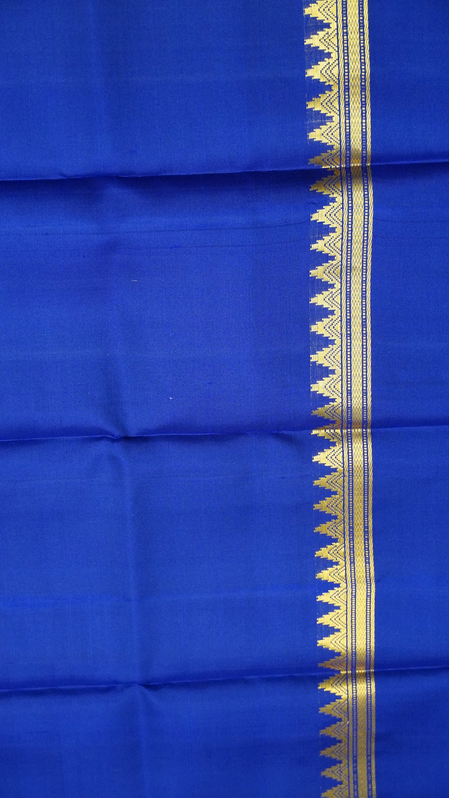 Pure Kanjivaram Silk Saree -ink Blue