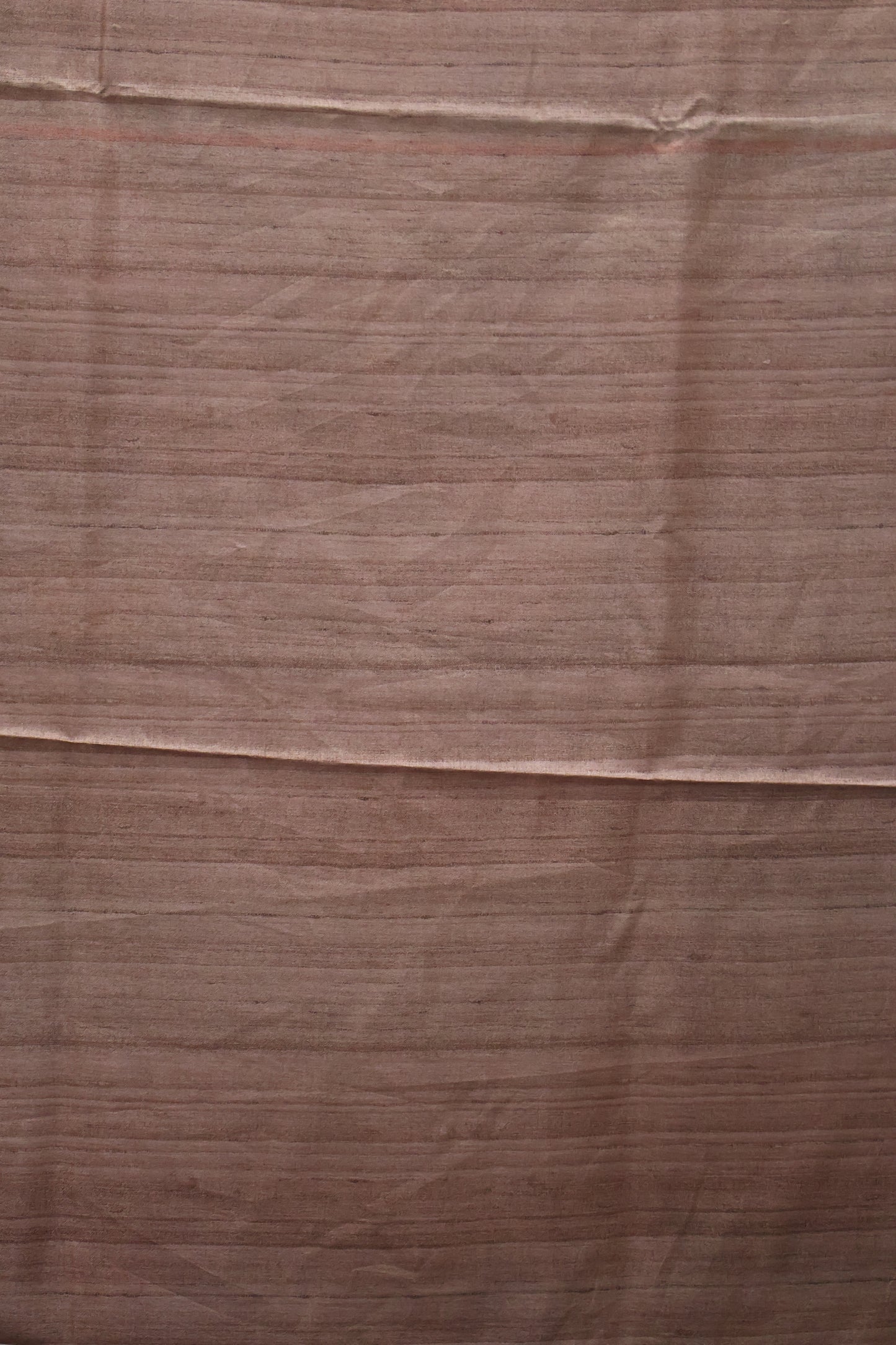 Art Mulberry Silk Saree-Choco Brown Penn Kalamkari