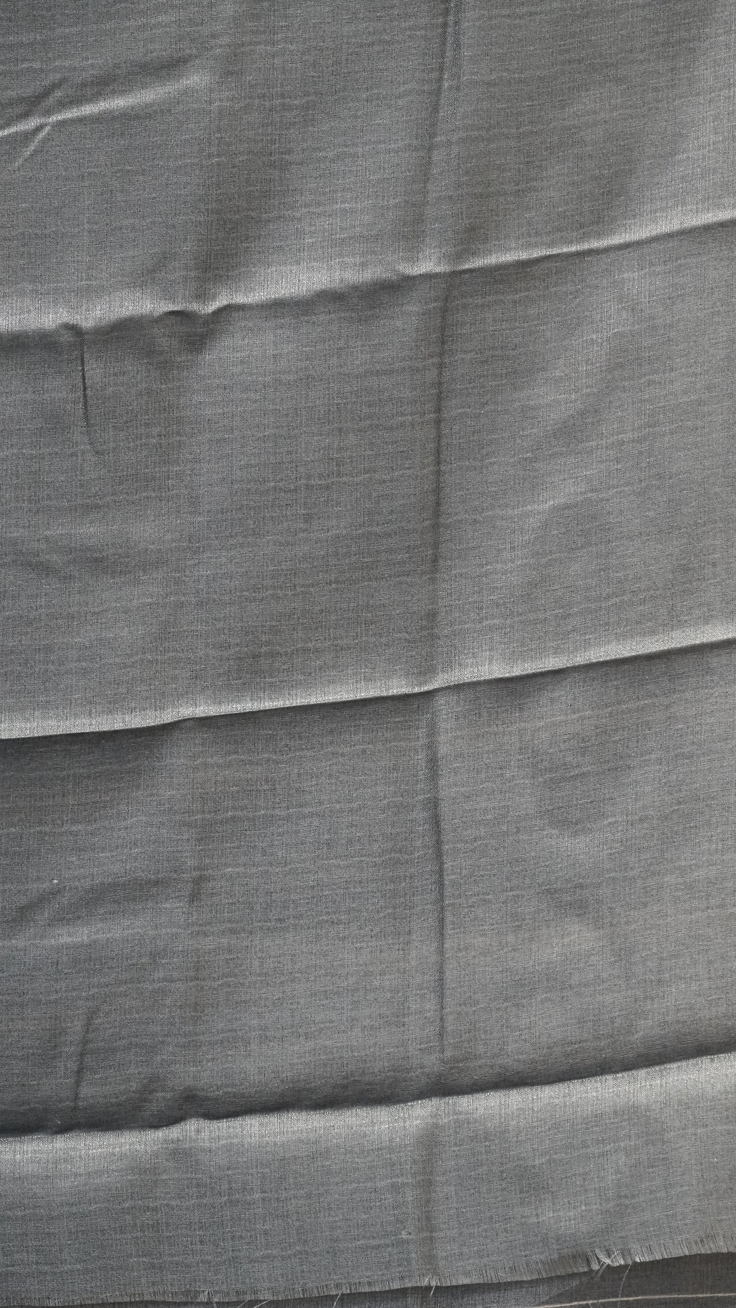 Jute Cotton Saree - Blue