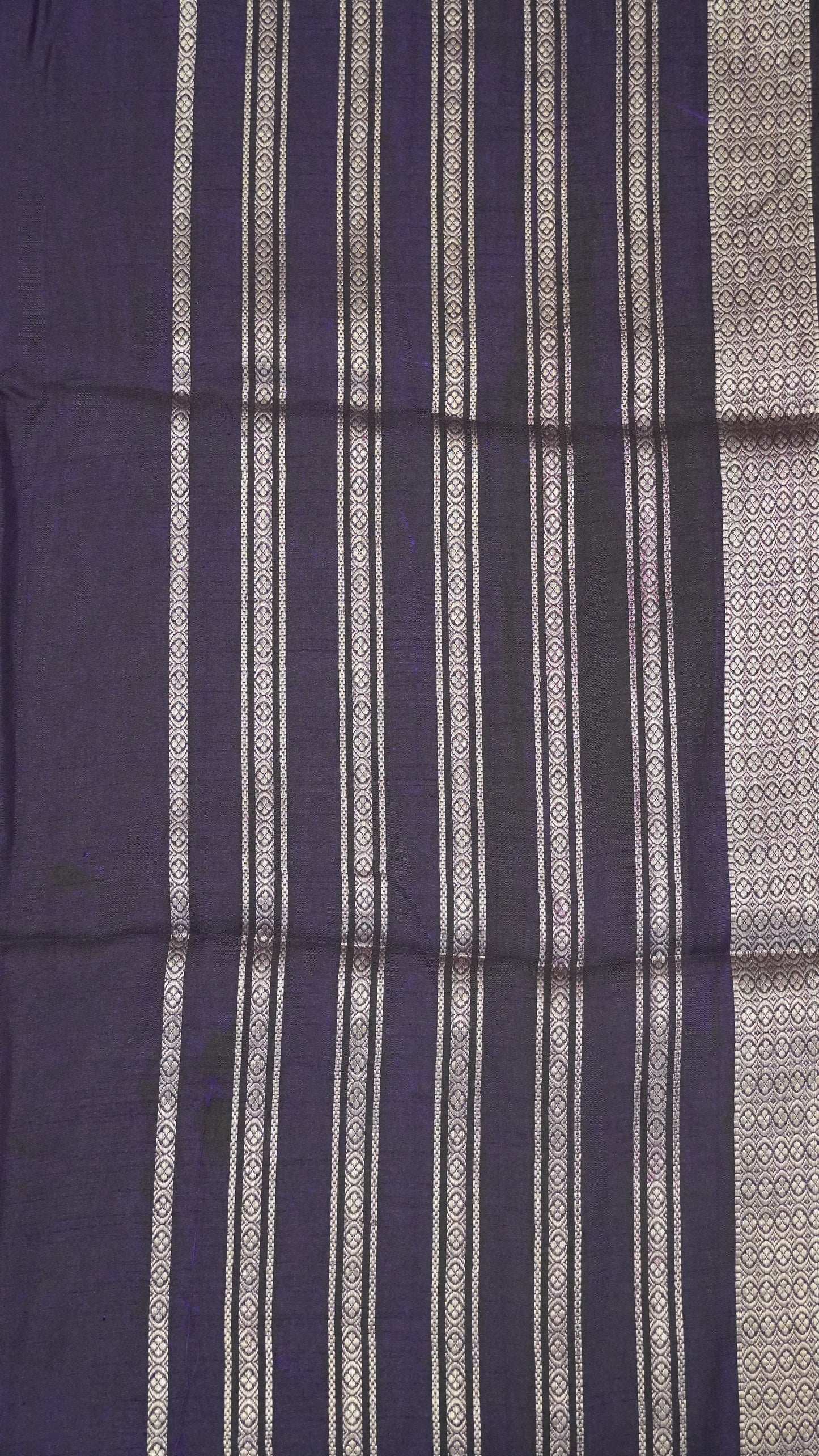 Semi Chiffon Saree- Tie Dye Purple