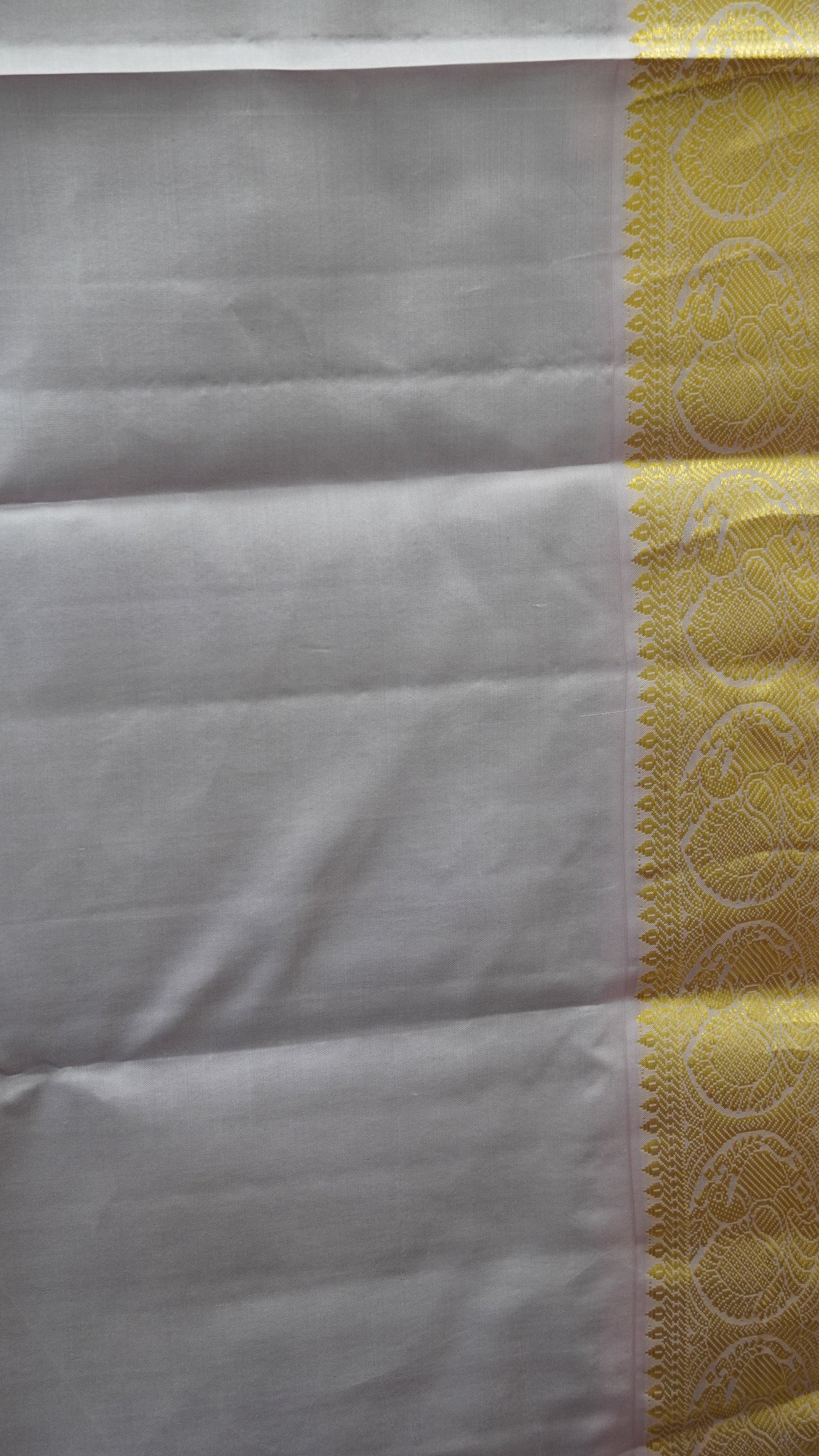 Pure Kanjivaram Silk Saree -Green-Baby Pink