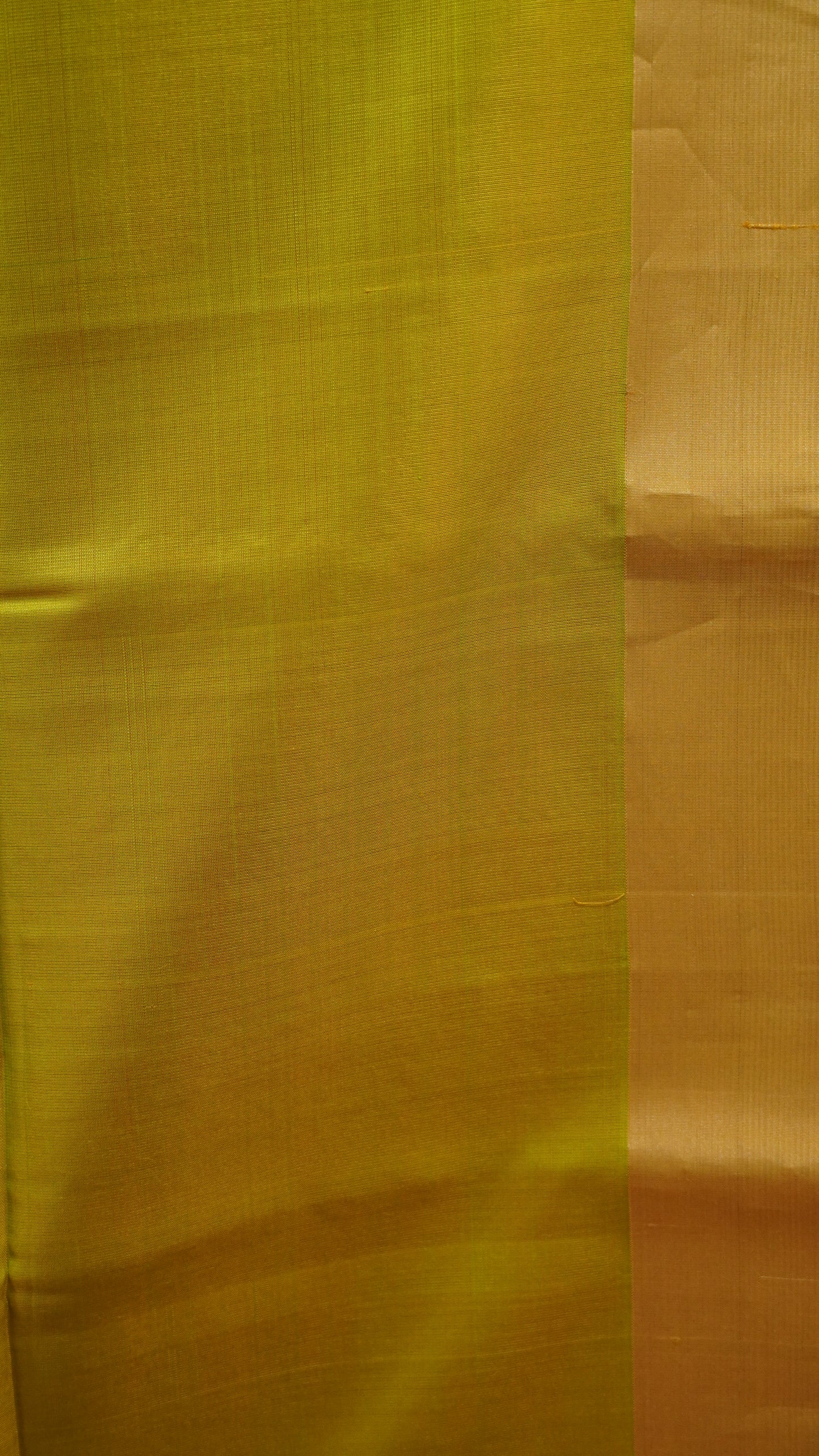 Pure Soft Silk Saree - Pink-Mehndi green