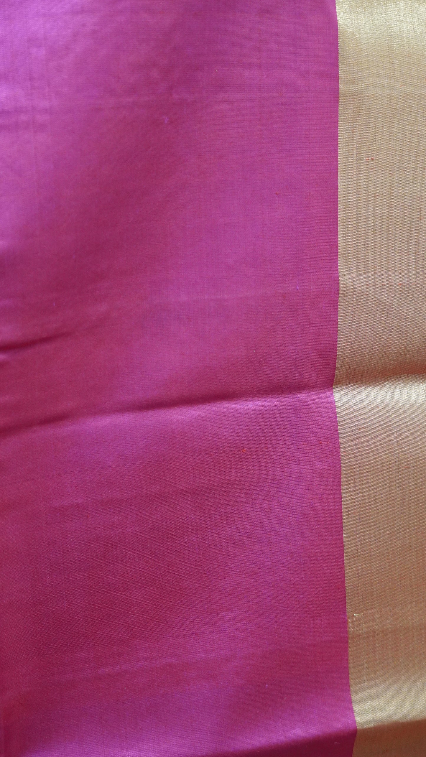 Pure Soft Silk Saree - Ink Blue -Pink