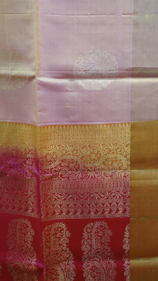 Pure Soft Silk Saree - Light Pink