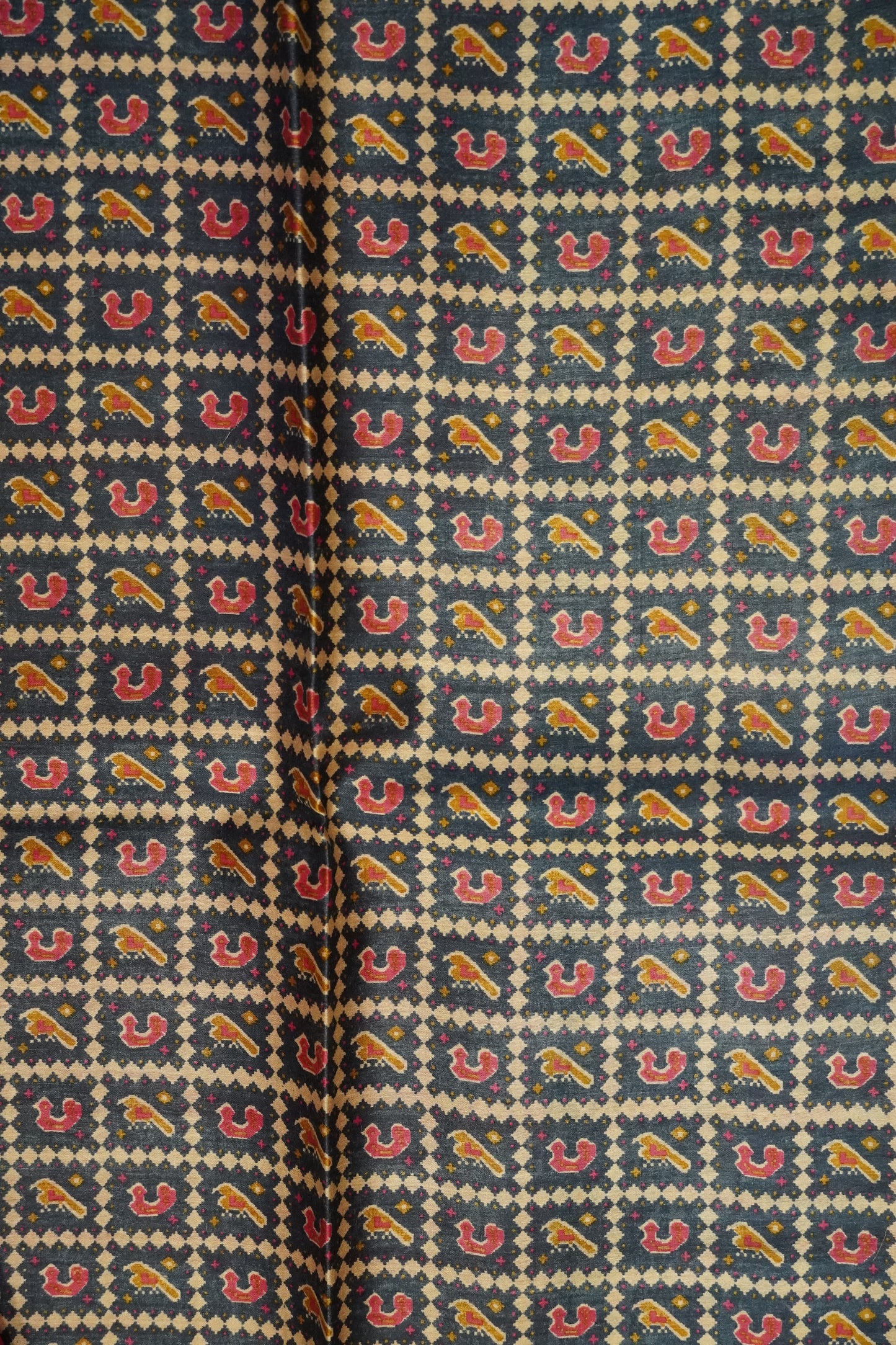 Pure Jute Tussar Saree - Elephant Border Pink