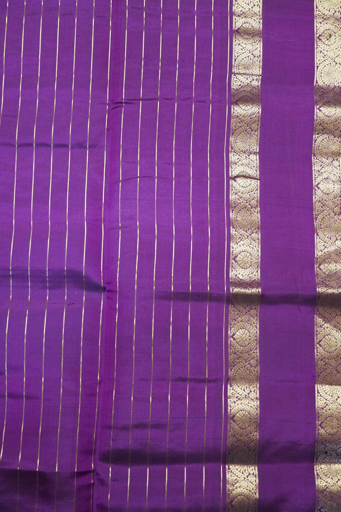 Pure Soft Silk Saree - Olive Green - Wine