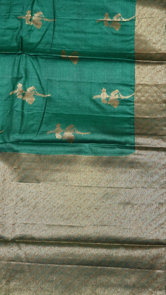 Pure Tussar Saree - Green