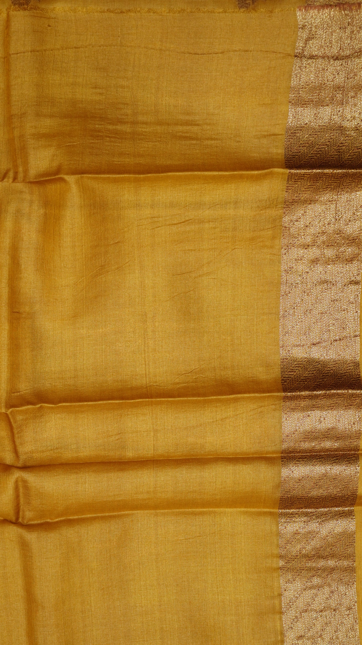 Pure Tussar Saree - Gold