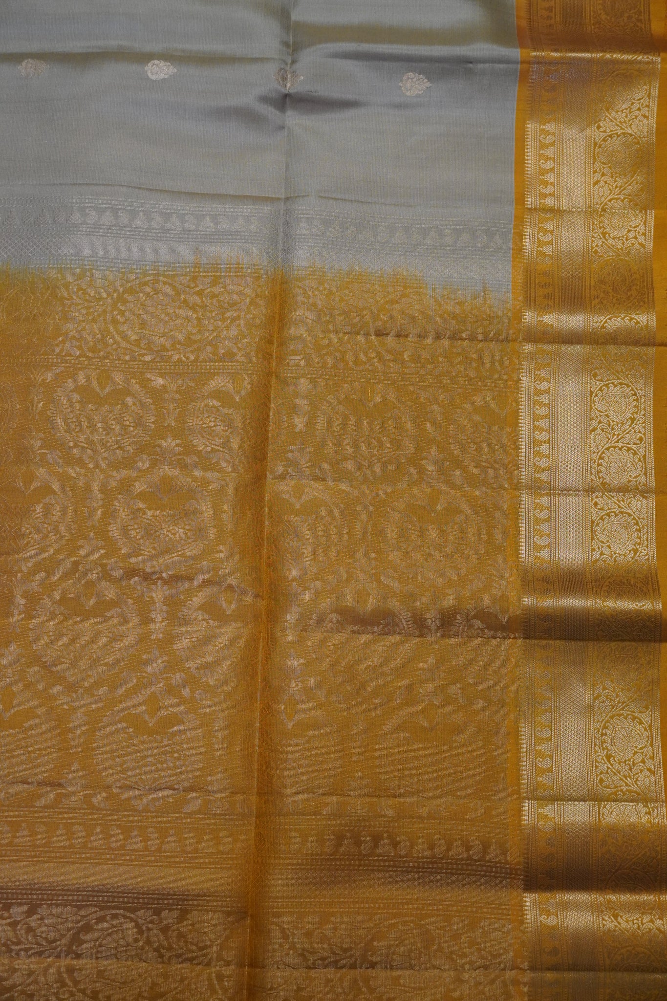 Pure Soft Silk Saree - Sandal - Yellow