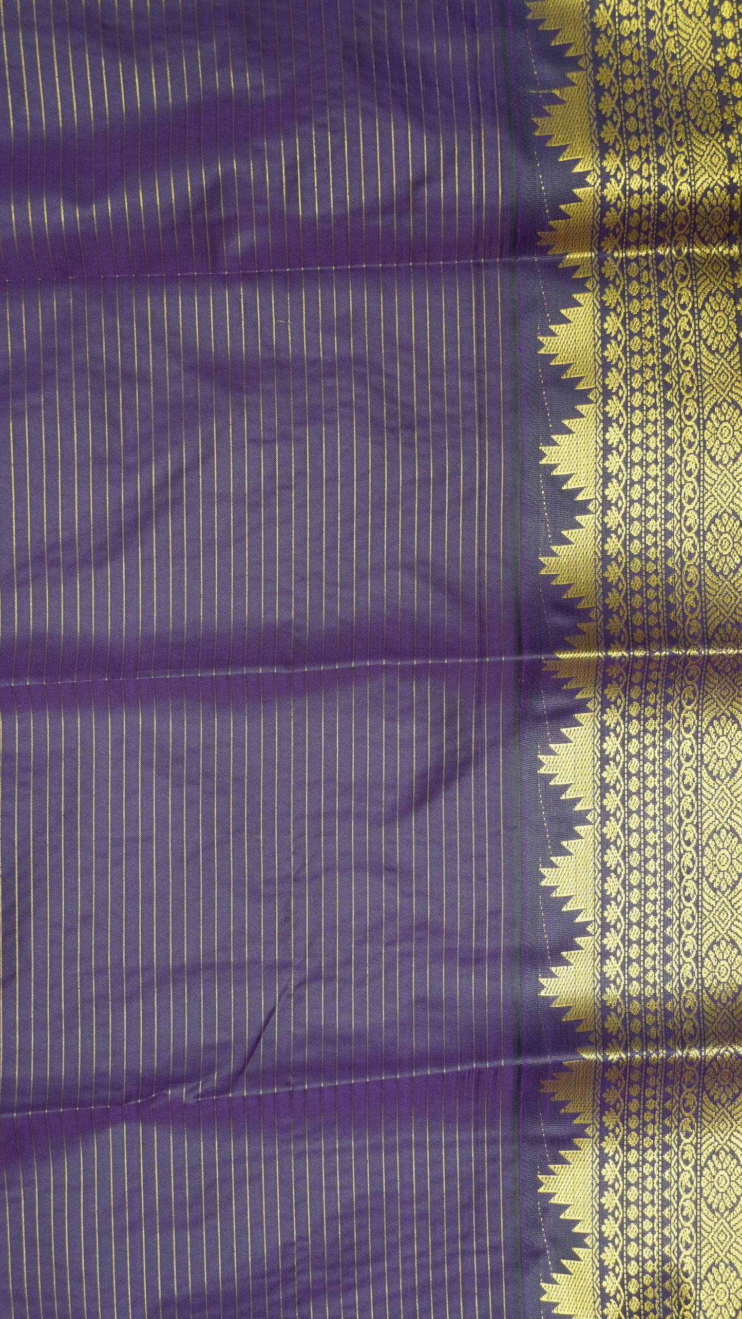 Semi Kanjivaram Silk Saree - Light Blue