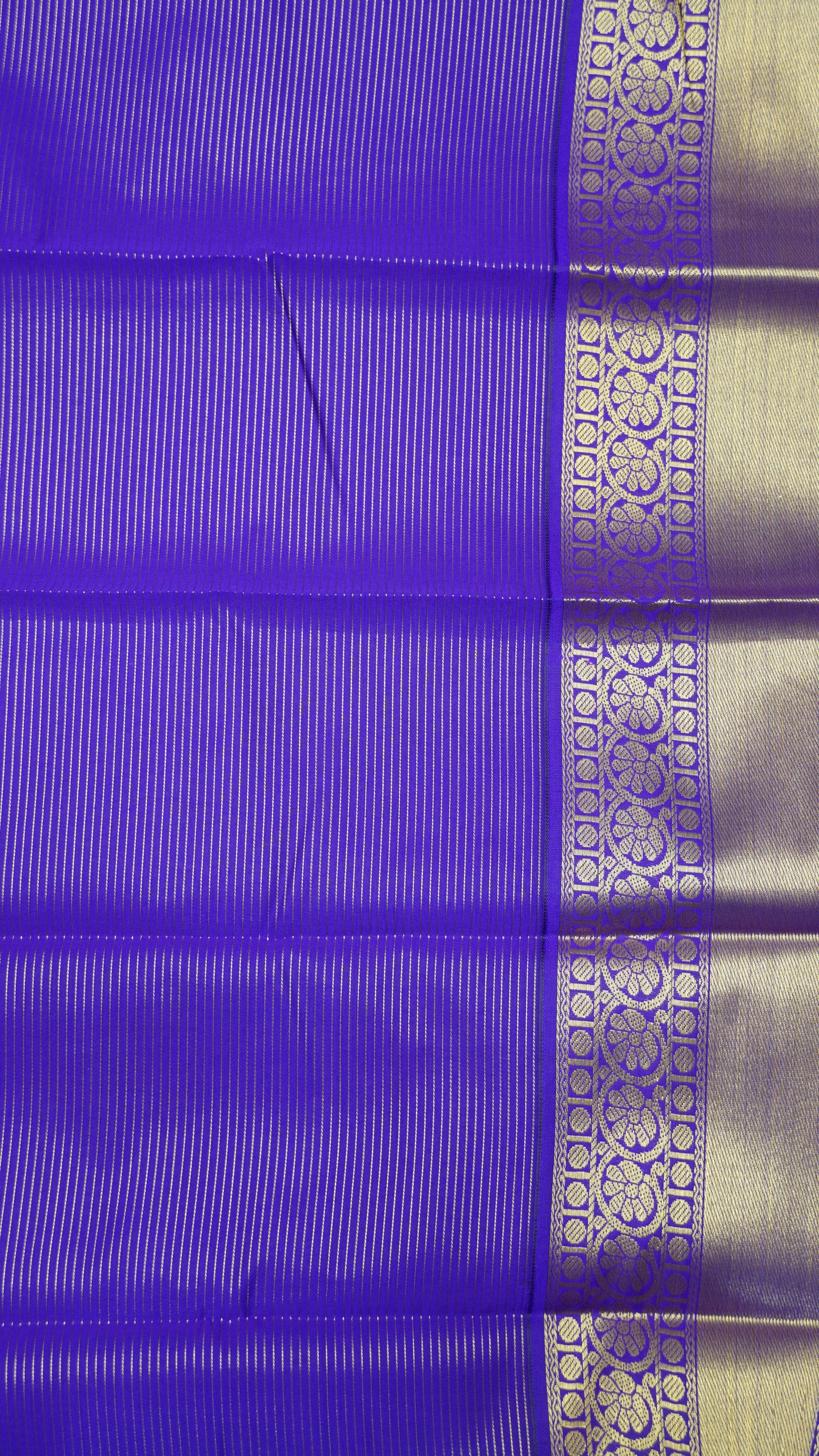 Semi Kanjivaram Silk Saree - Peacock Green