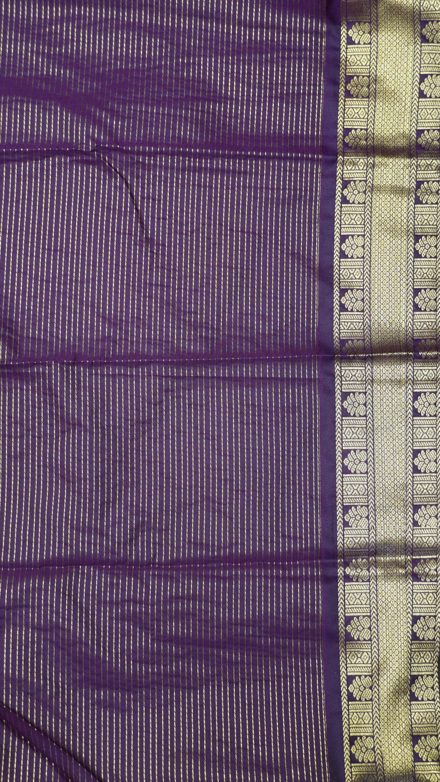 Semi Kanjivaram Silk Saree - Grey