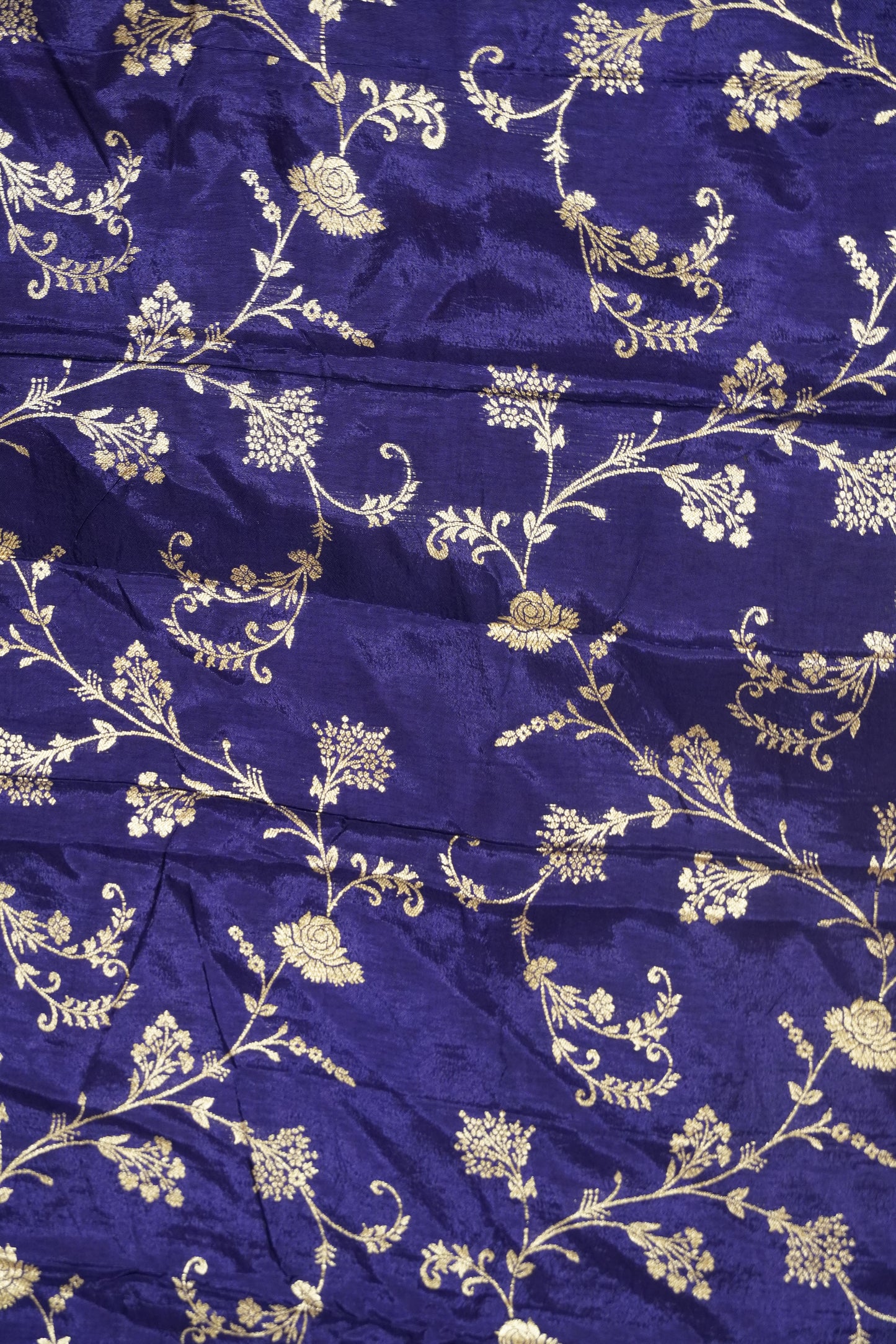 Semi Mysore Silk Saree-Red with Small Border