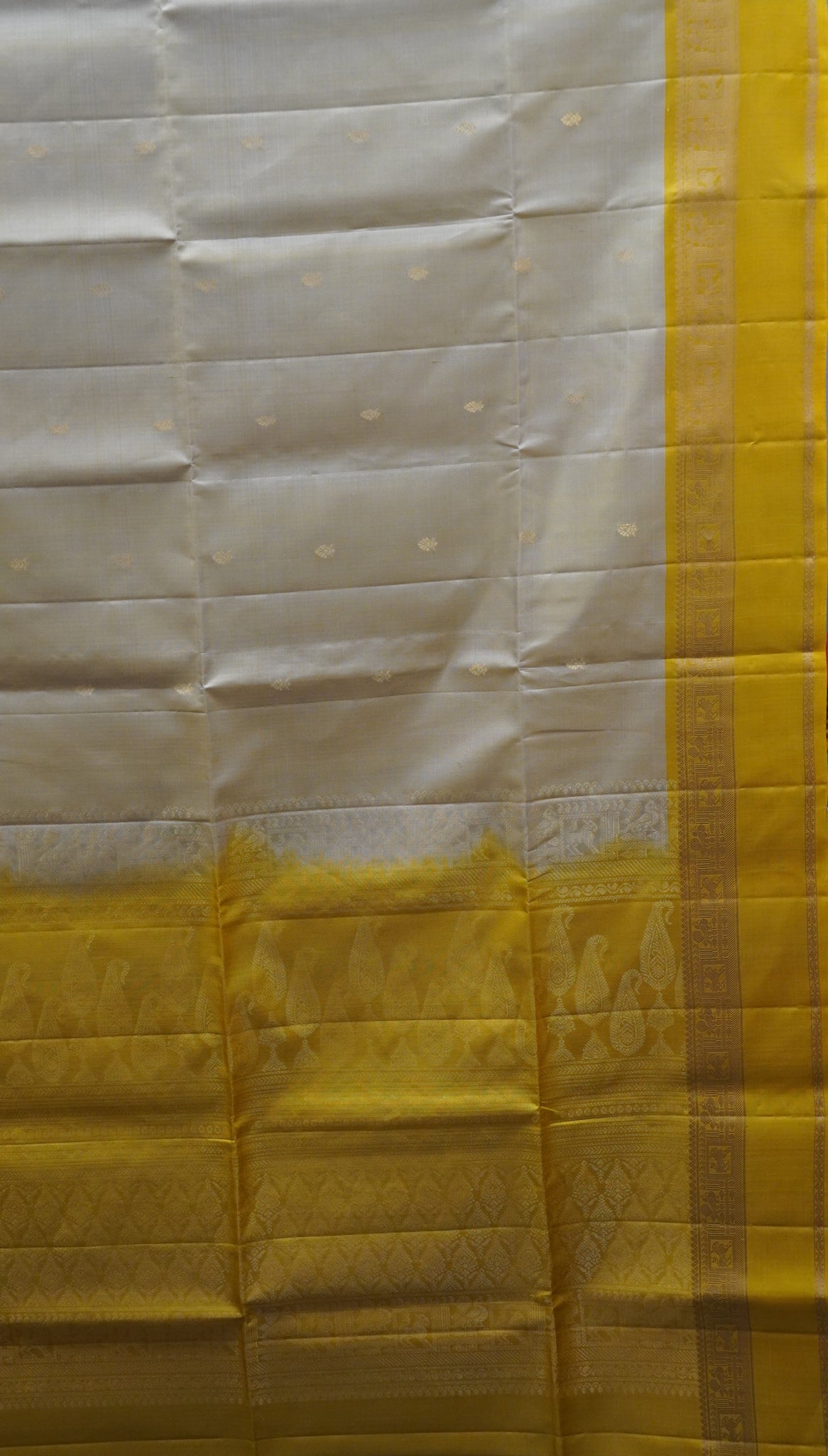 Pure Soft Silk Saree -Sandal Yellow