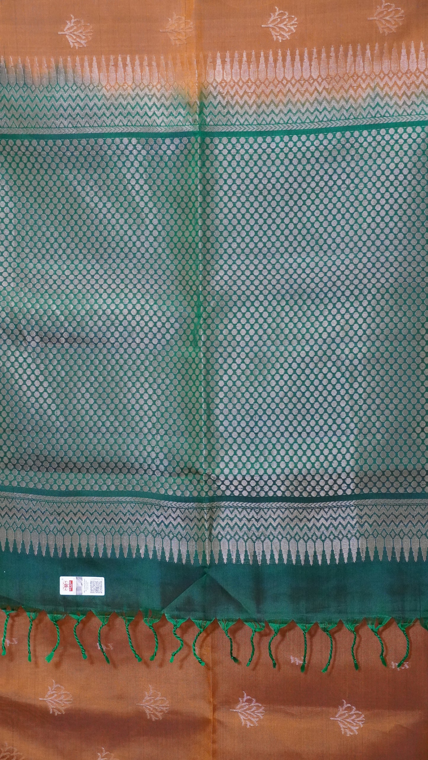 Pure Soft Silk Saree Honey to Green