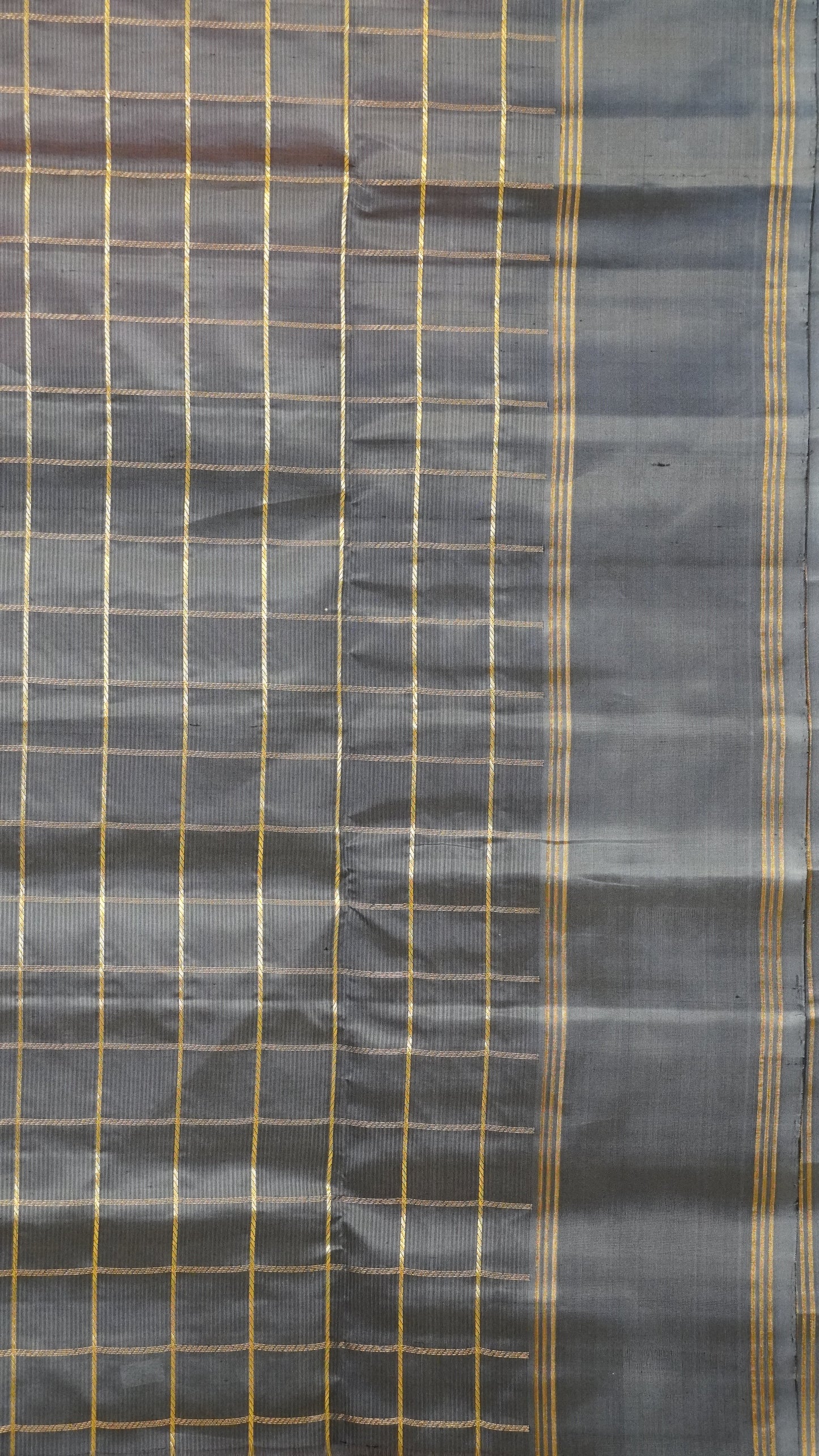 Pure Soft Silk Saree Peach to Grey