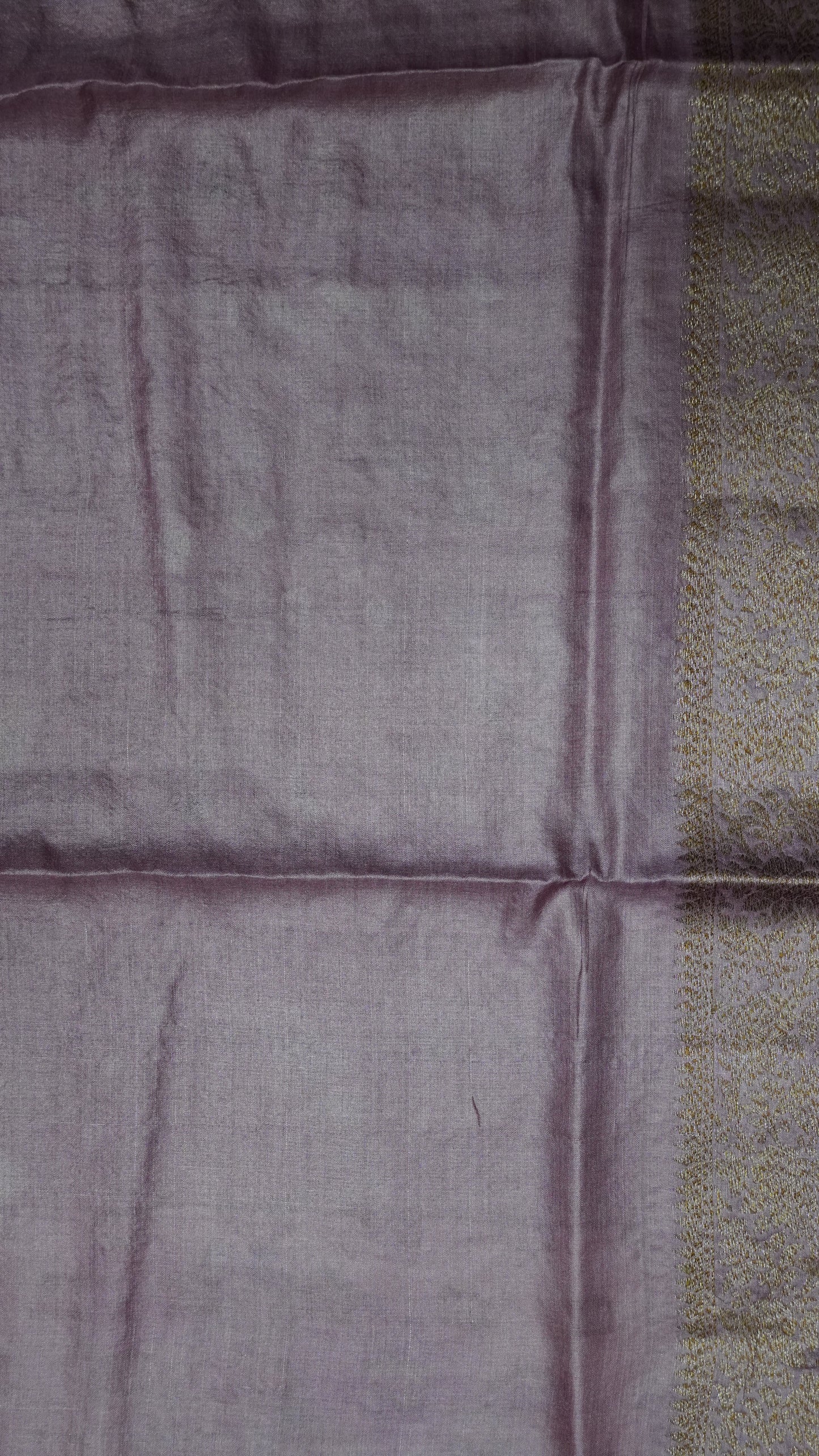 Pure Tussar Saree - Tree Butta-Dusky Rose