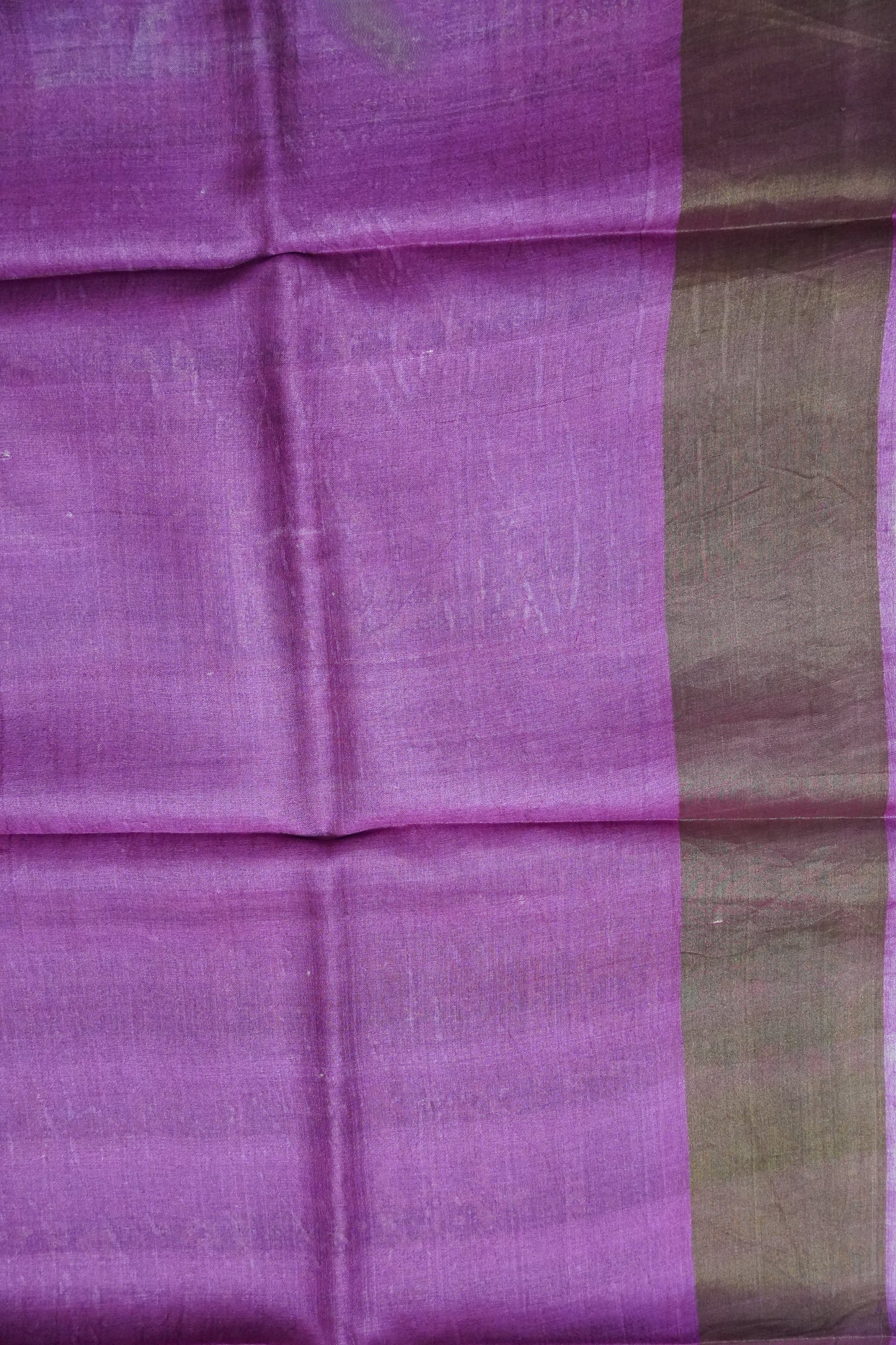 Pure Tussar Silk - Blue