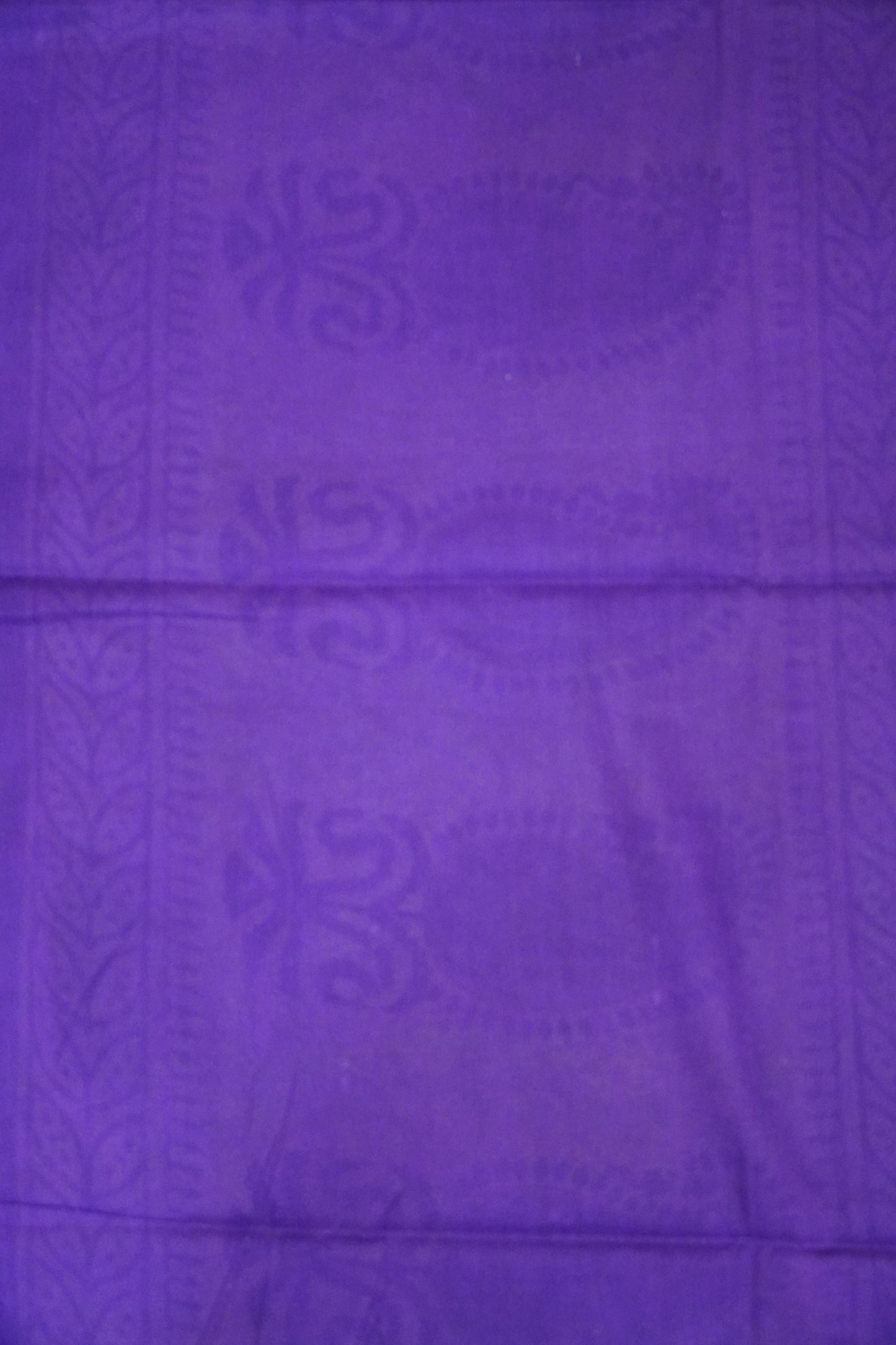 Mul Mul Cotton Saree - Purple