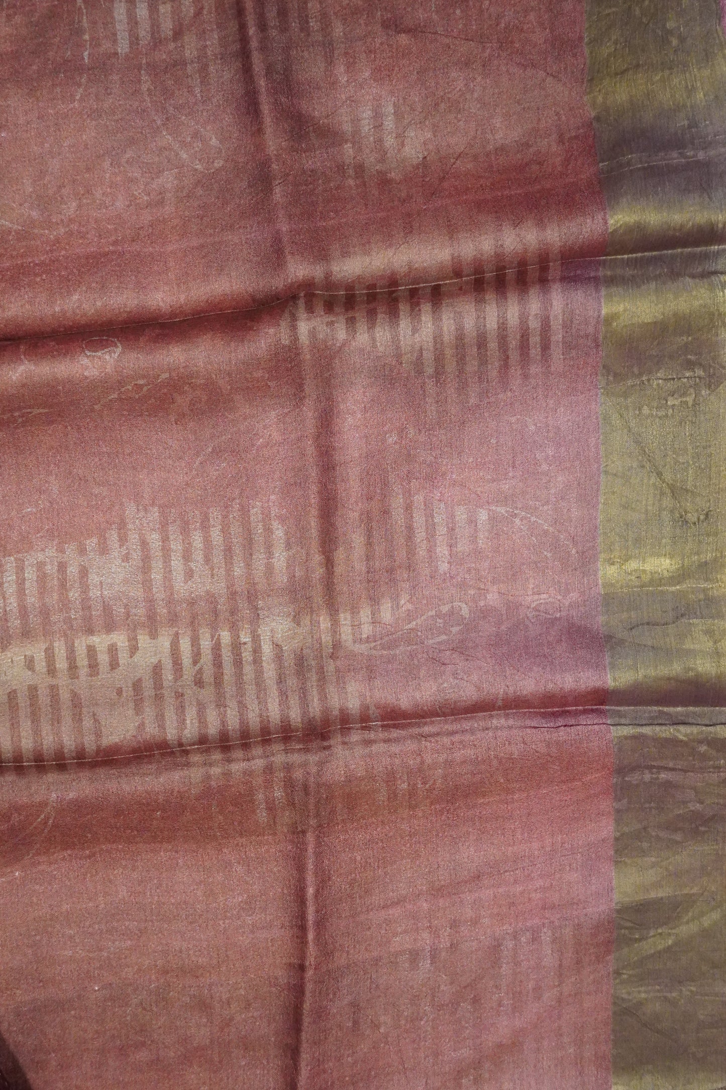 Pure Tussar Silk - Red
