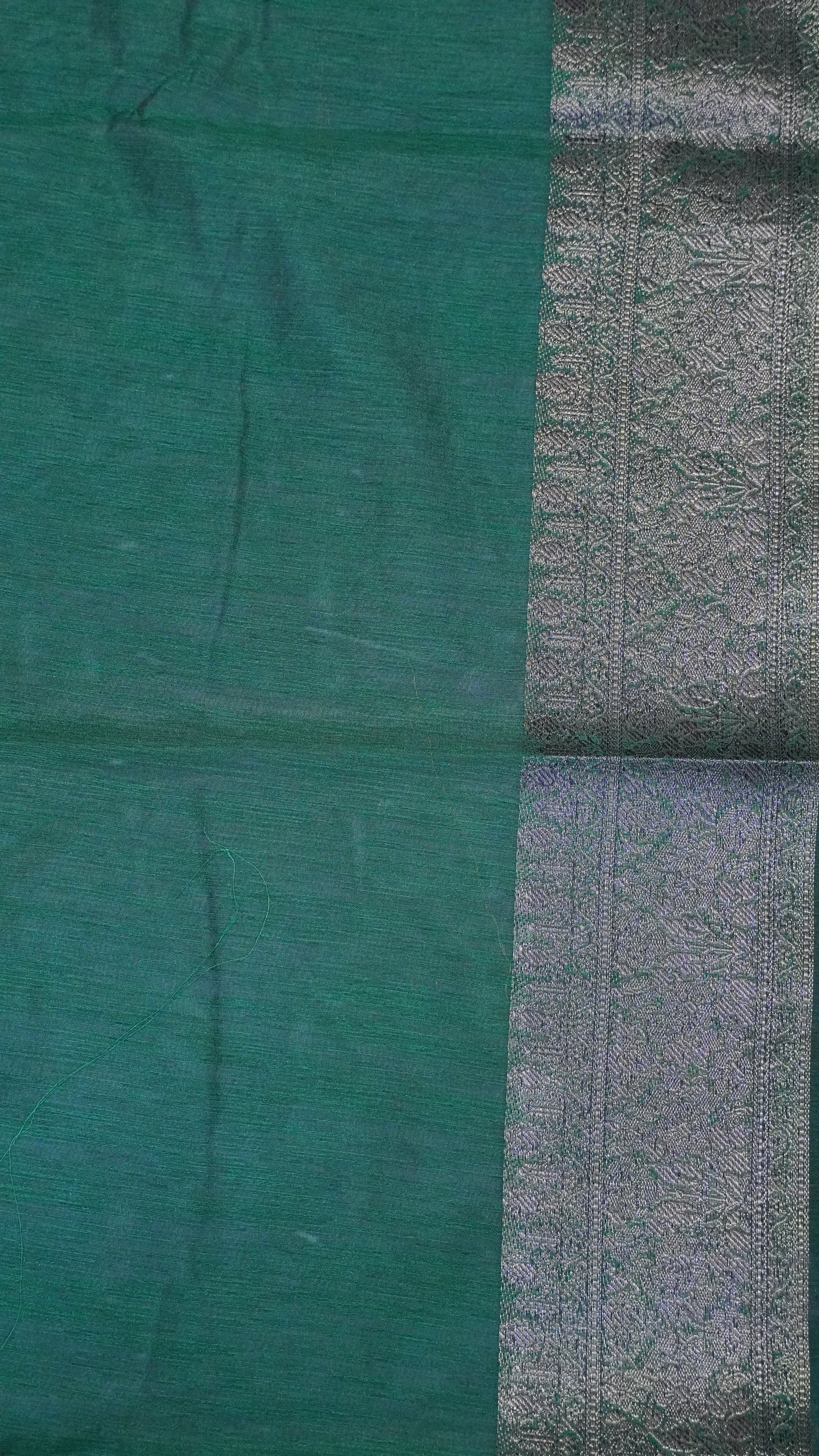 Bamboo Silk Saree-Mustard Gypso Thread Work