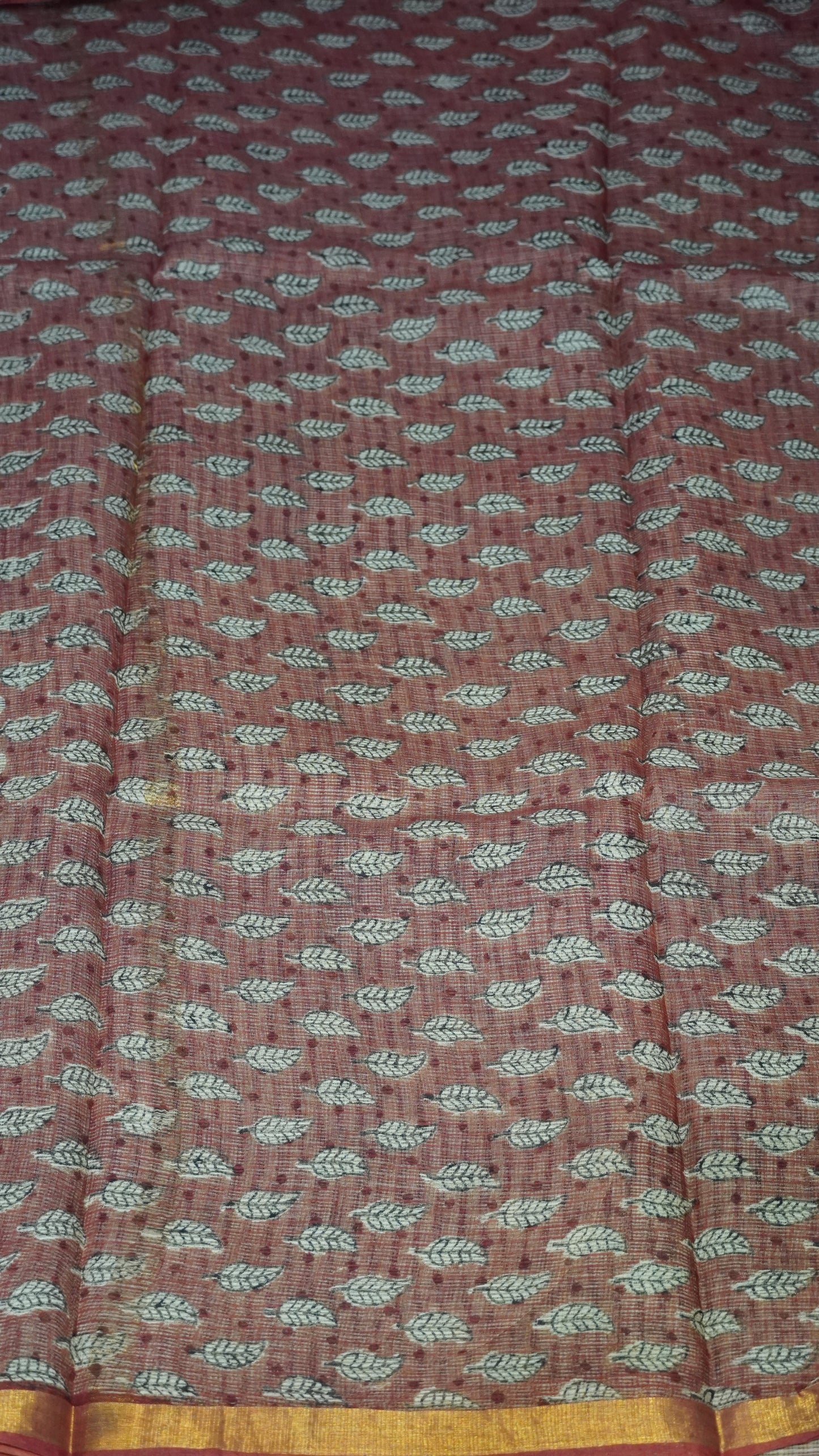 Kota Doria Cotton Saree Vertical Lines