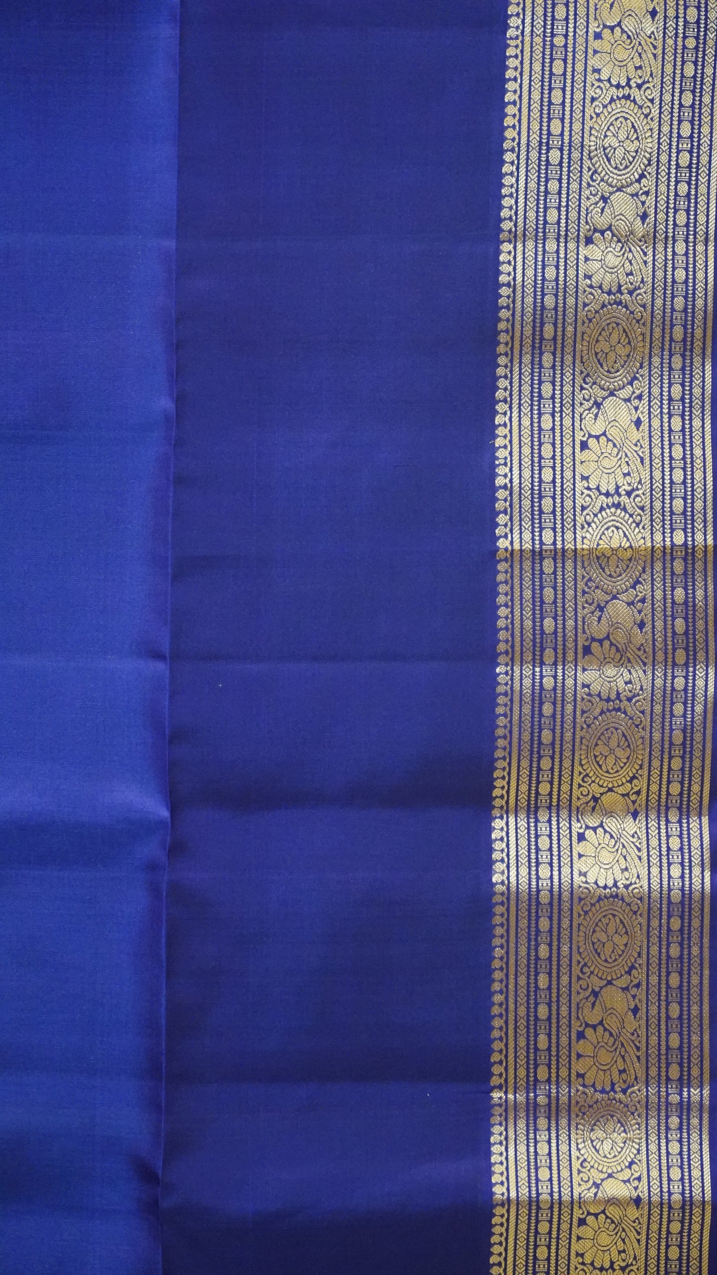 Pure Soft Silk Saree Purple to Violet Long Border