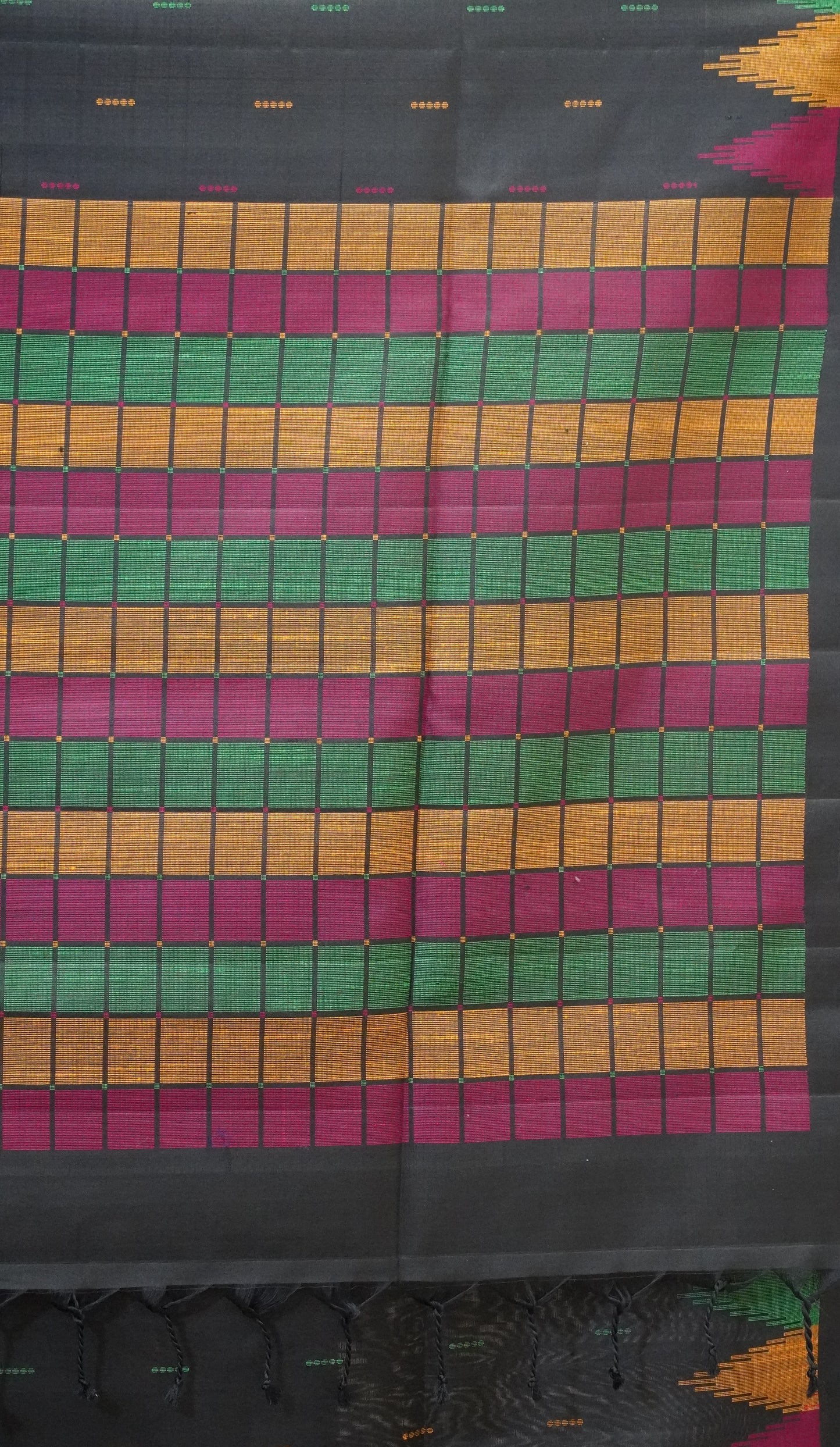 Pure Soft Silk Saree Black