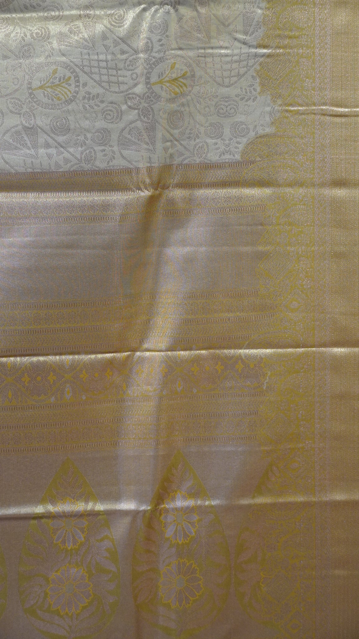 Bridal Tissue Saree-Full Gold