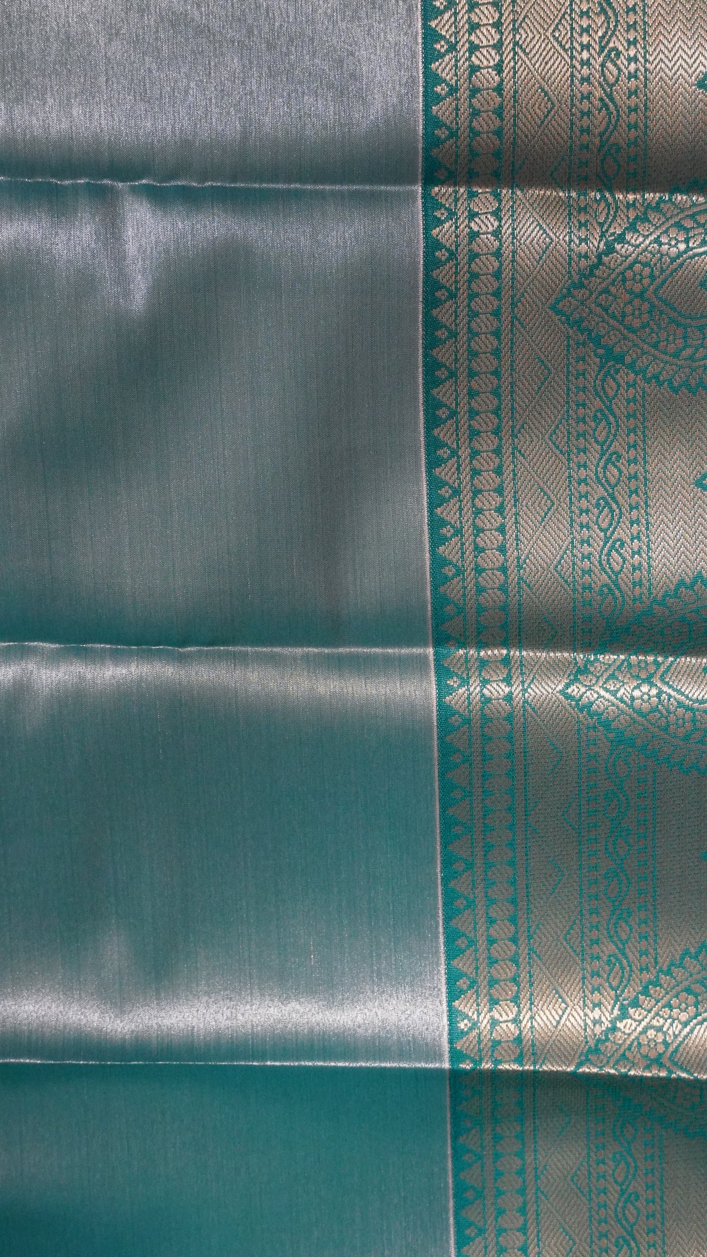 Bridal Tissue Saree-Lite Cream With Full Gold