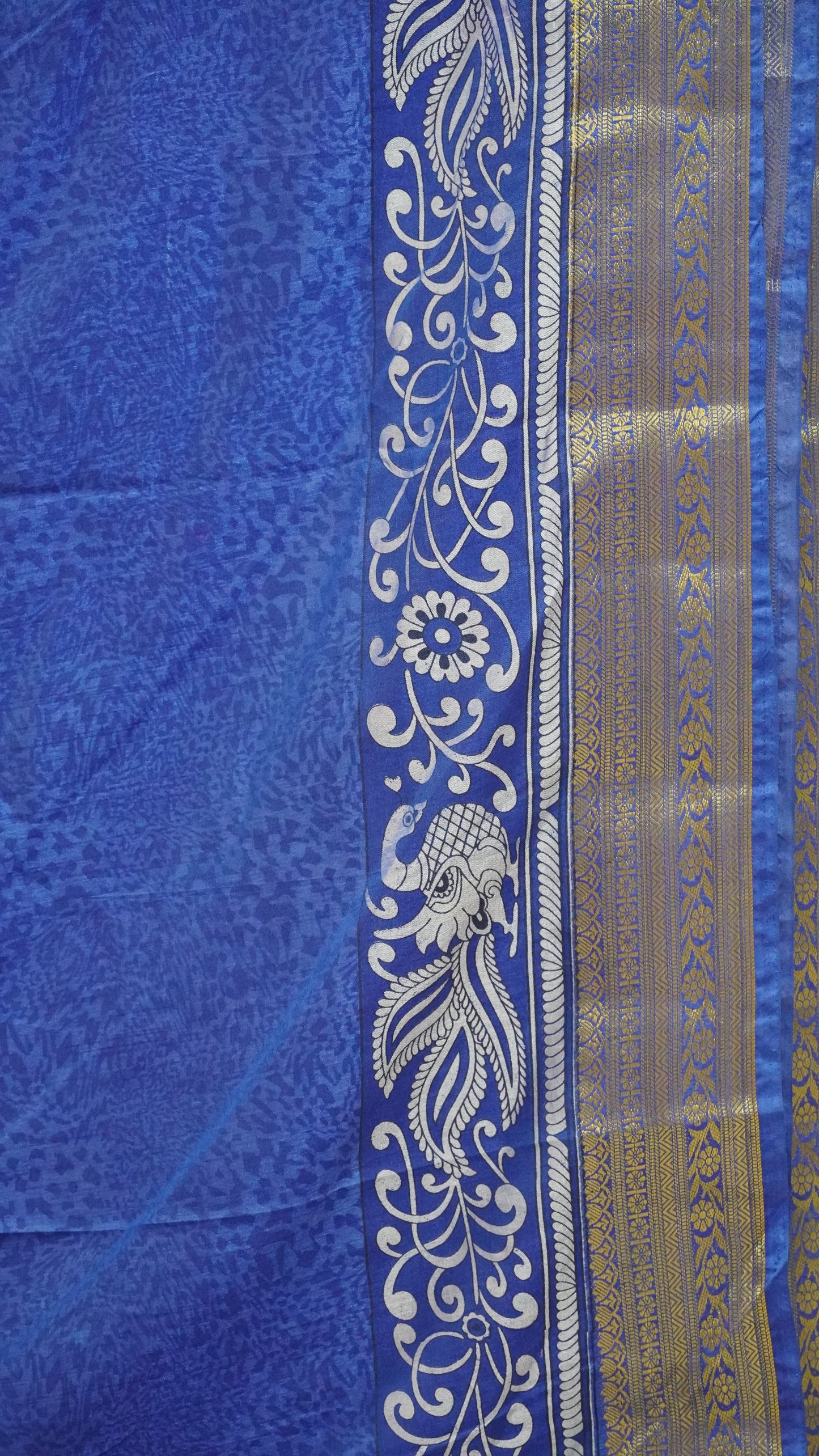Semi Pattola Saree Kolam Floral Wine Shade