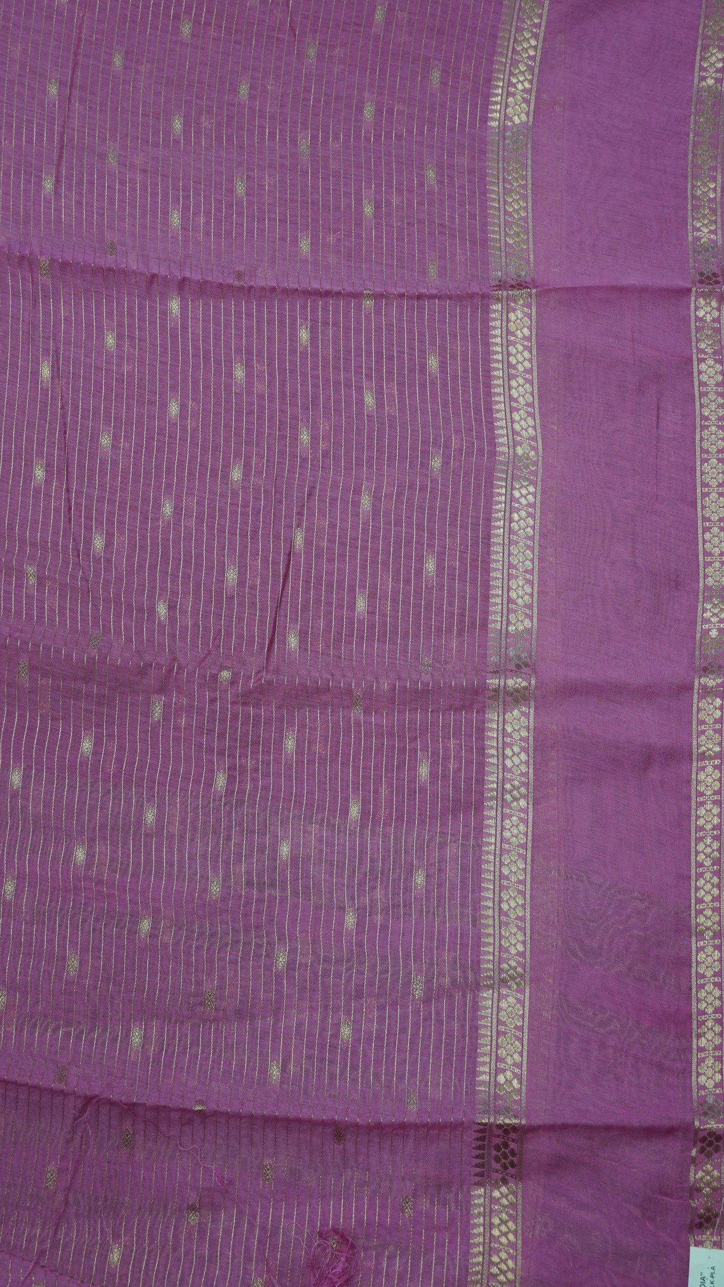 Viscose Saree-Floral Rettapet -Rani Pink
