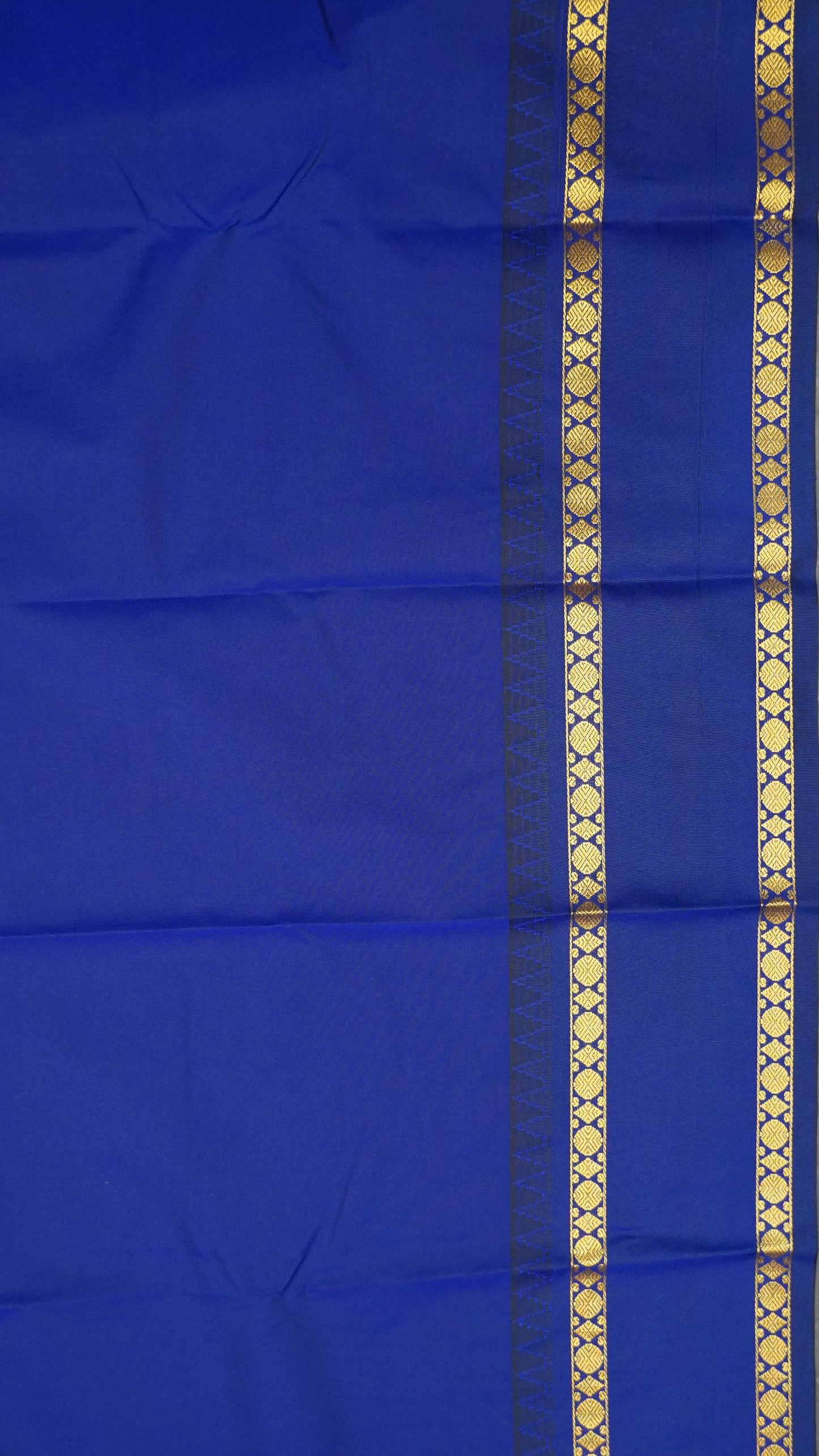 Semi Kanjivaram Silk Saree -Tower Border-Pinkish Orange