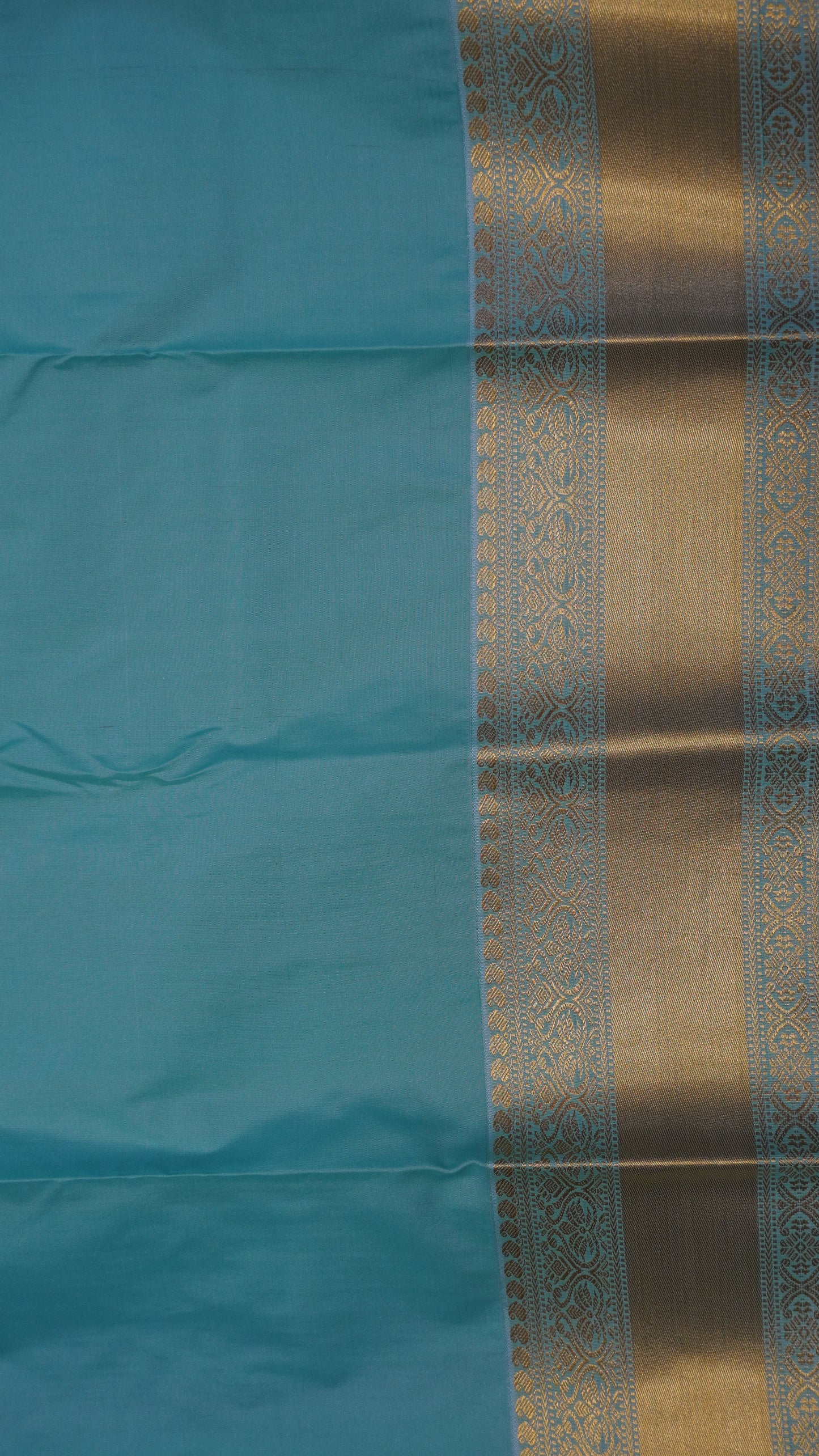 Semi Kanjivaram Silk Saree - Royal Blue