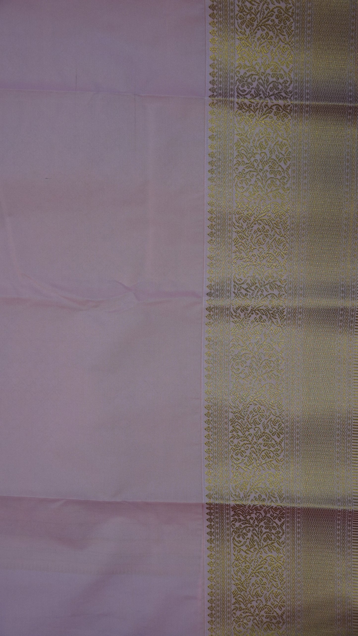 Semi Kanjivaram Silk Saree - Light Peacock Blue