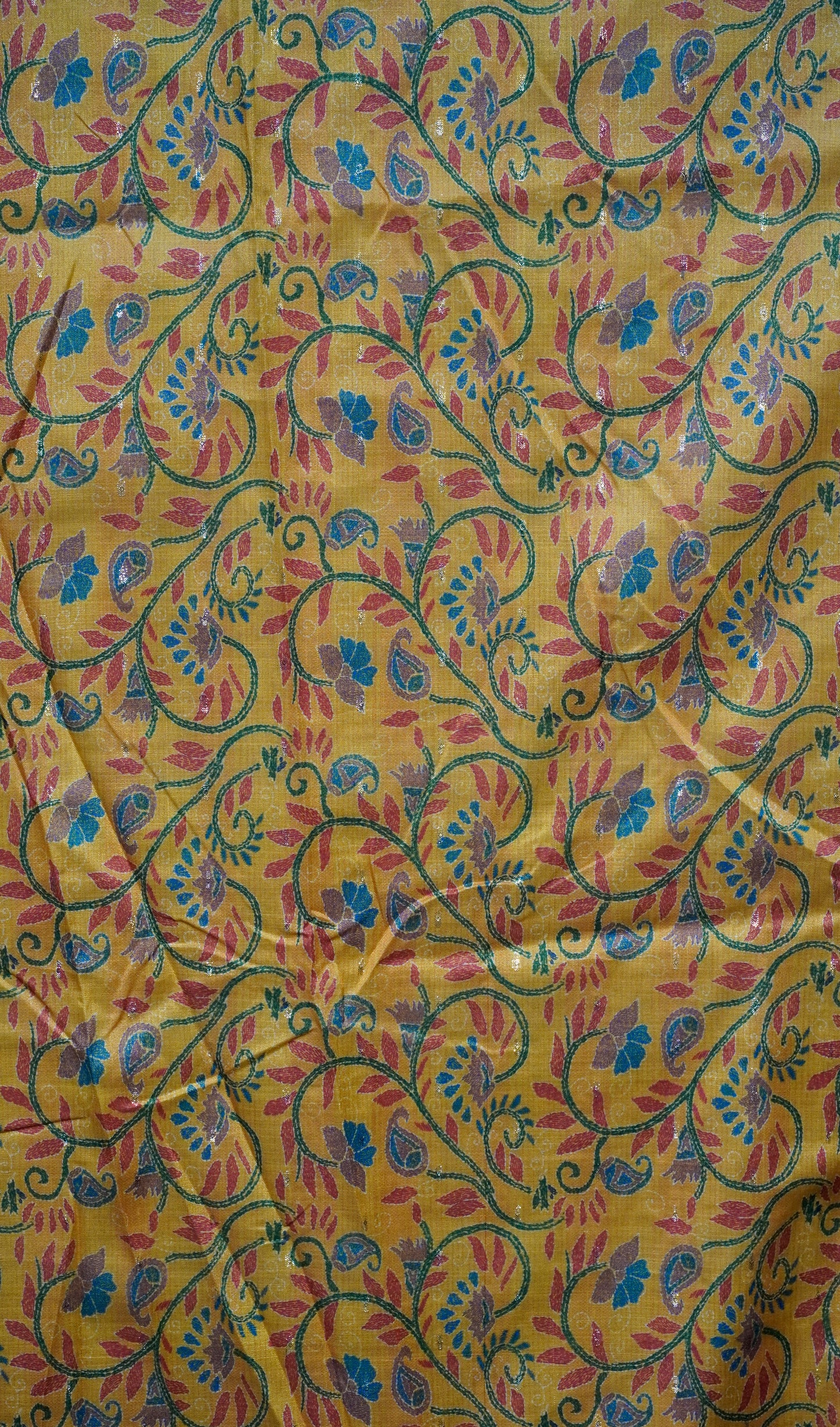 Semi Linen Saree Lavender With Light Orange With Small Zari Border