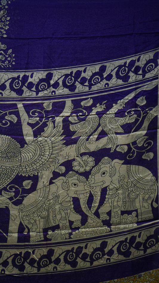 Chiralam Saree Violet