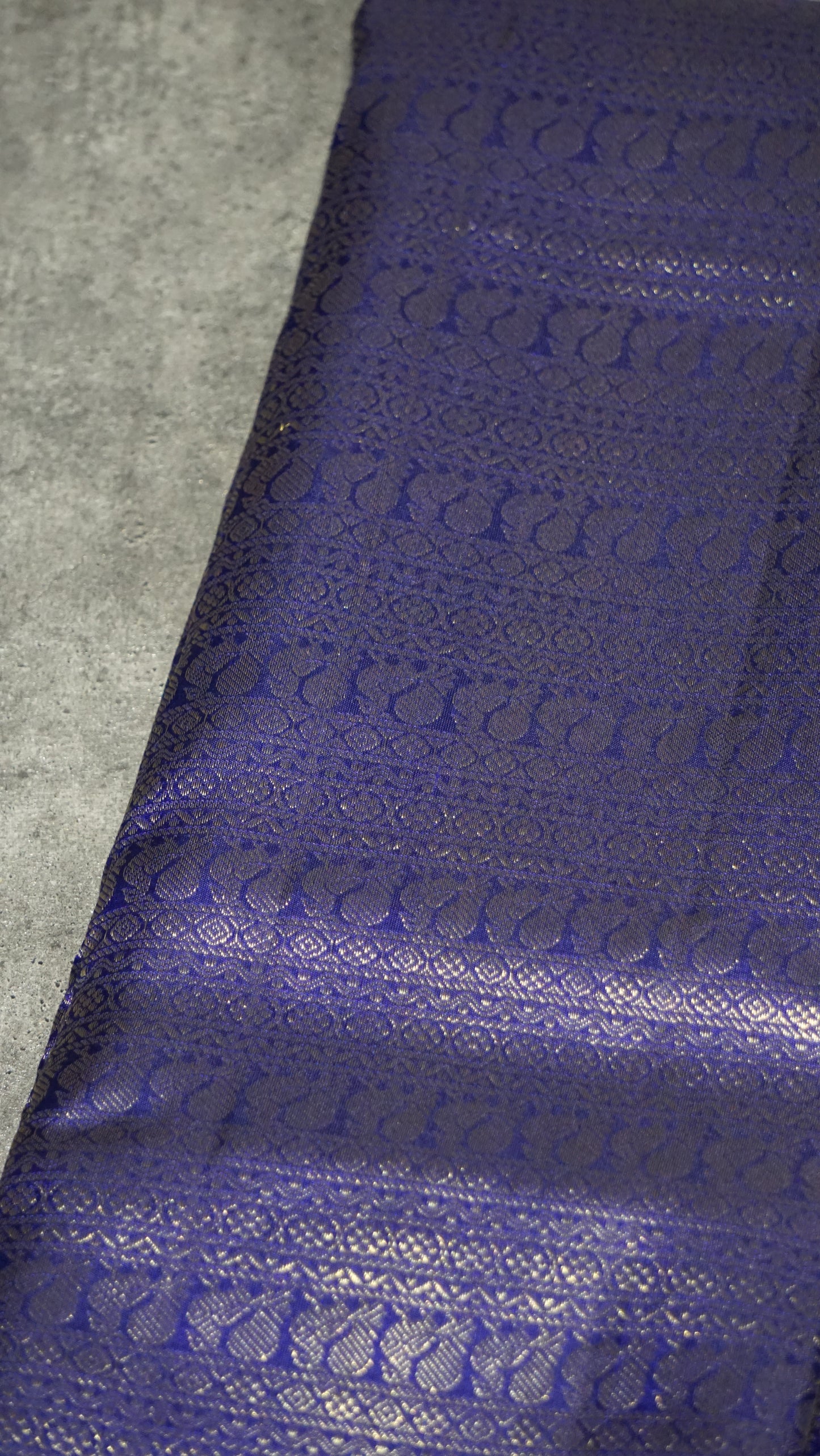 Akshayam - Bridal Pure Kanjivaram Saree Ink Blue