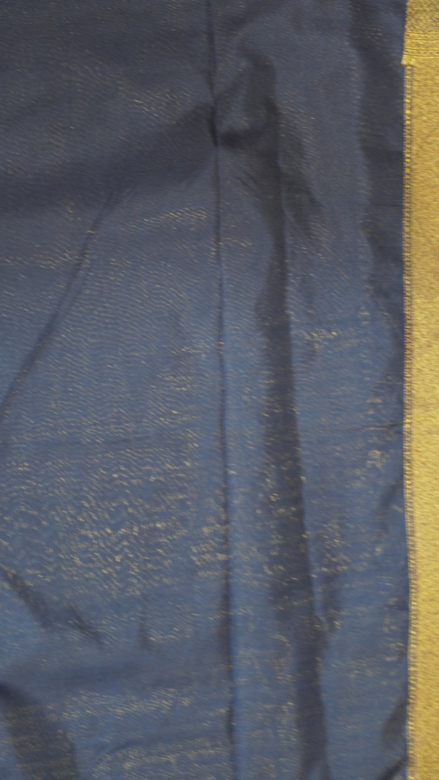 Semi Banarasi Uppada Silk Saree-Navy blue