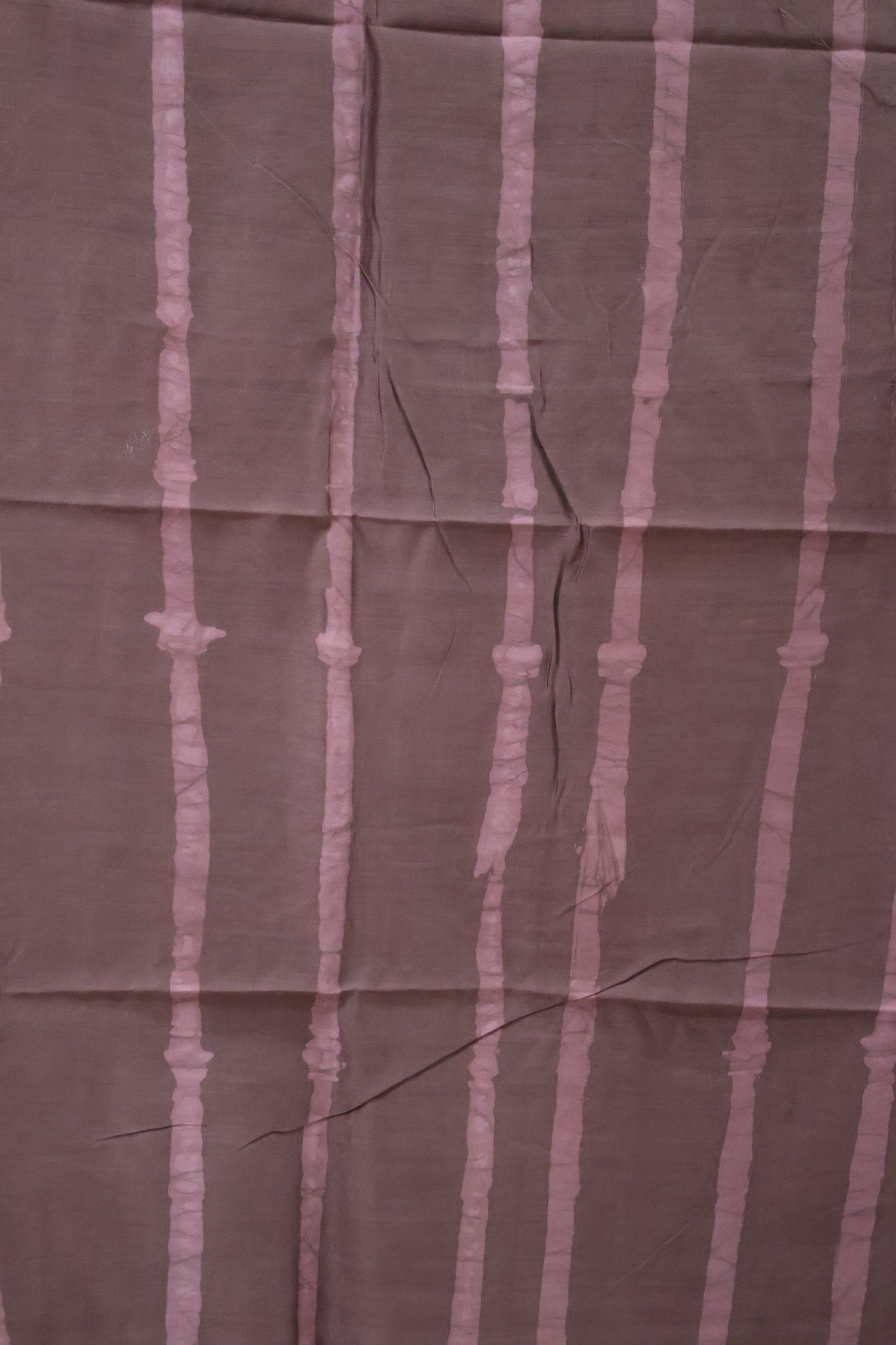 Pure Tussar Saree - Purple Triangle Pattern