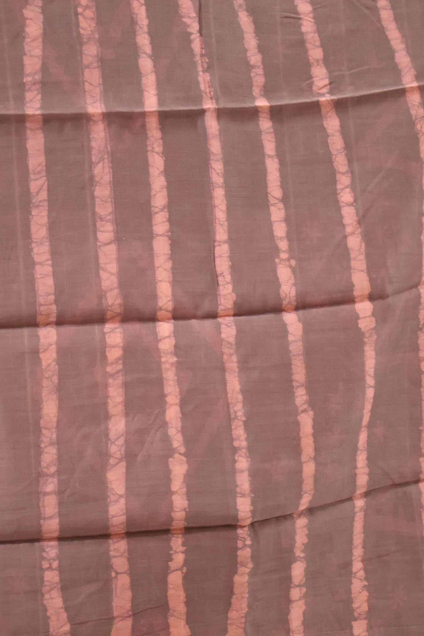 Pure Tussar Saree - Dark Pink Triangle Pattern